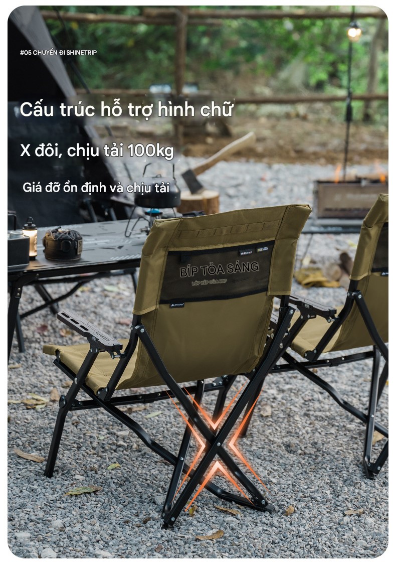 Ghế tựa lưng One Action ShineTrip