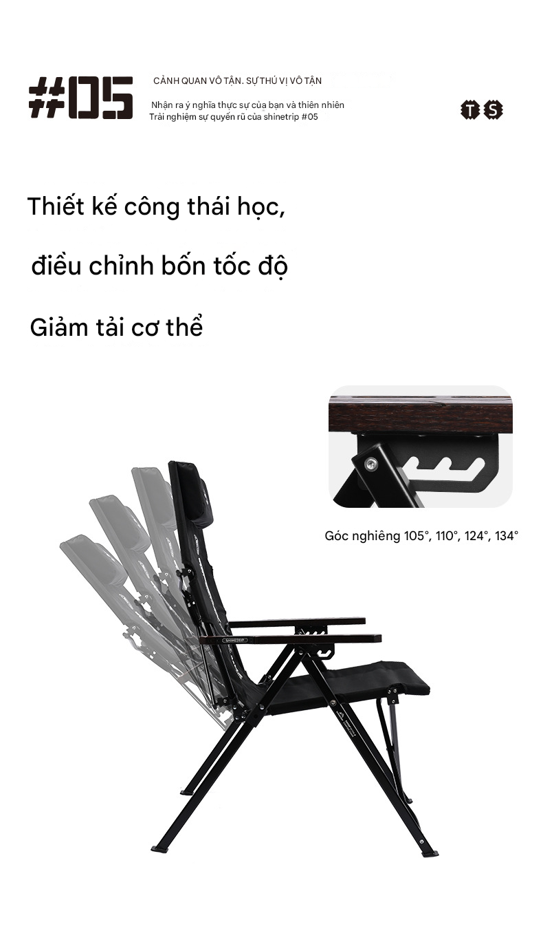 Ghế cao ngả lưng One Action ShineTrip