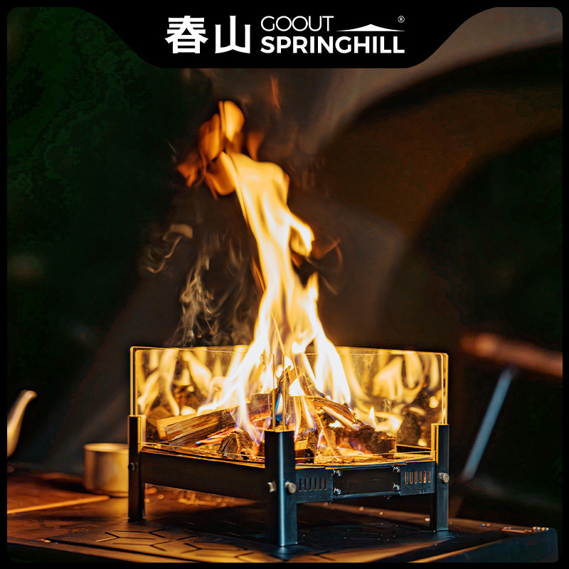 Bếp đốt cồn/củi Qingluan Goout Springhill