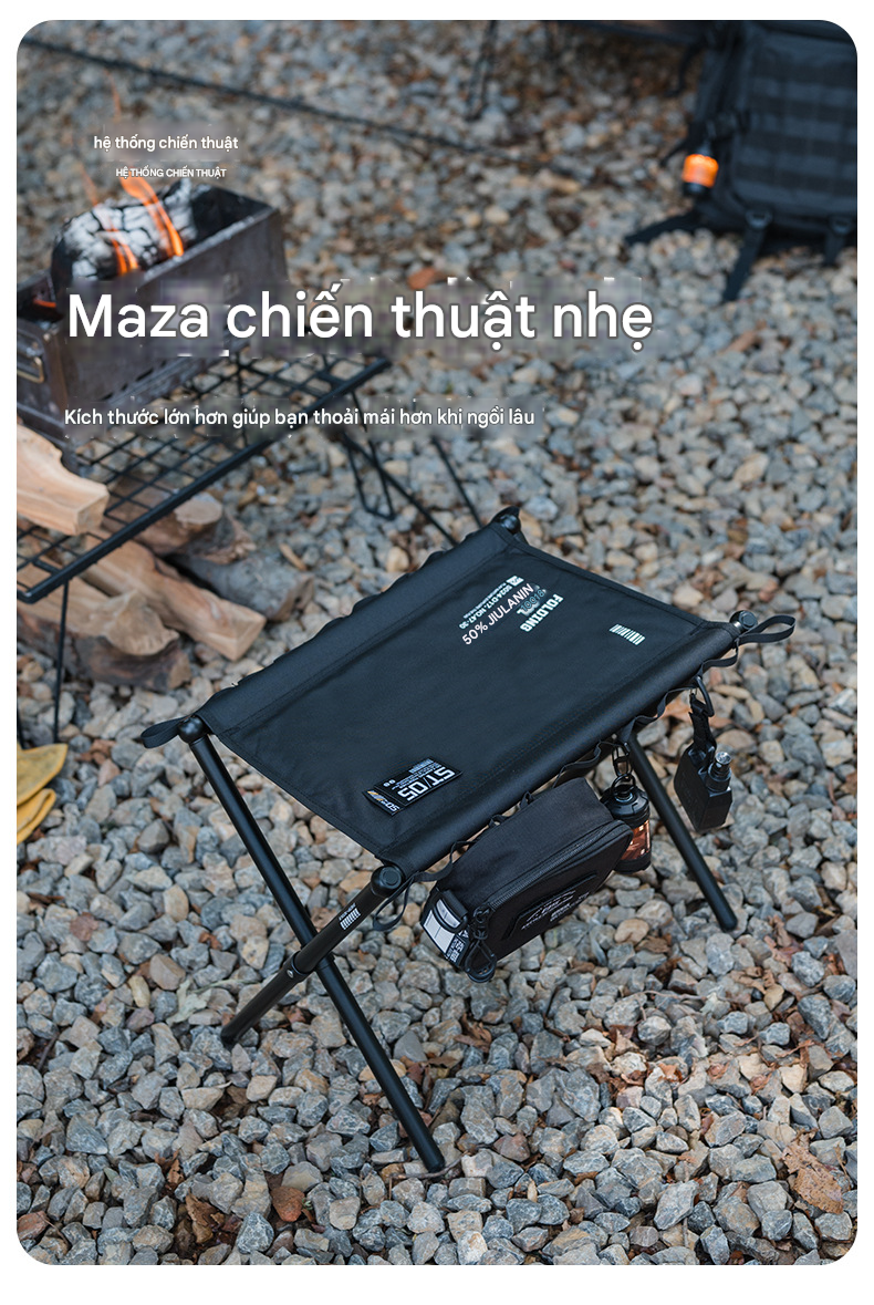 Ghế Maza chiến thuật nhẹ L ShineTrip
