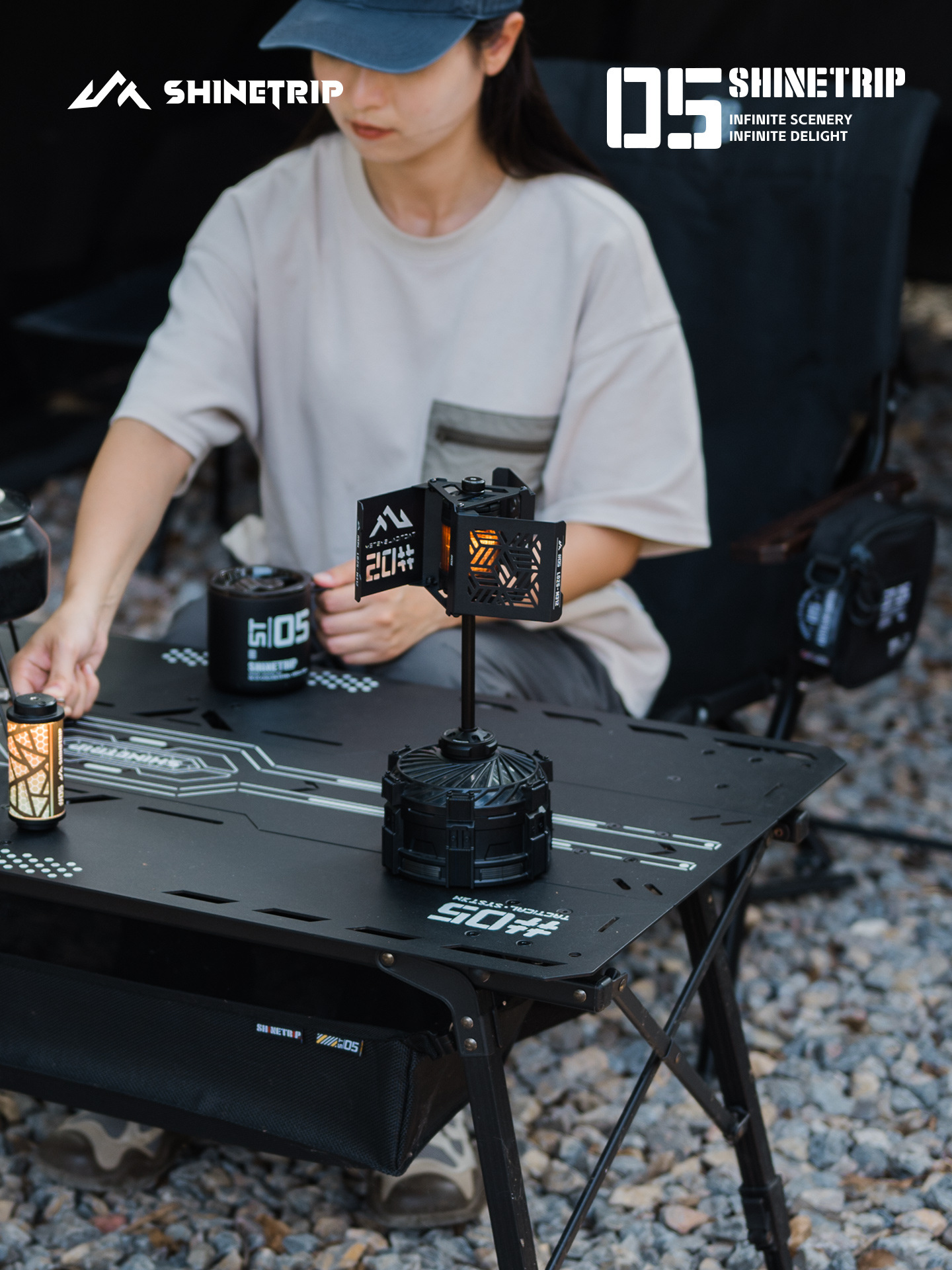 Chụp đèn xoay gió ST05 ShineTrip