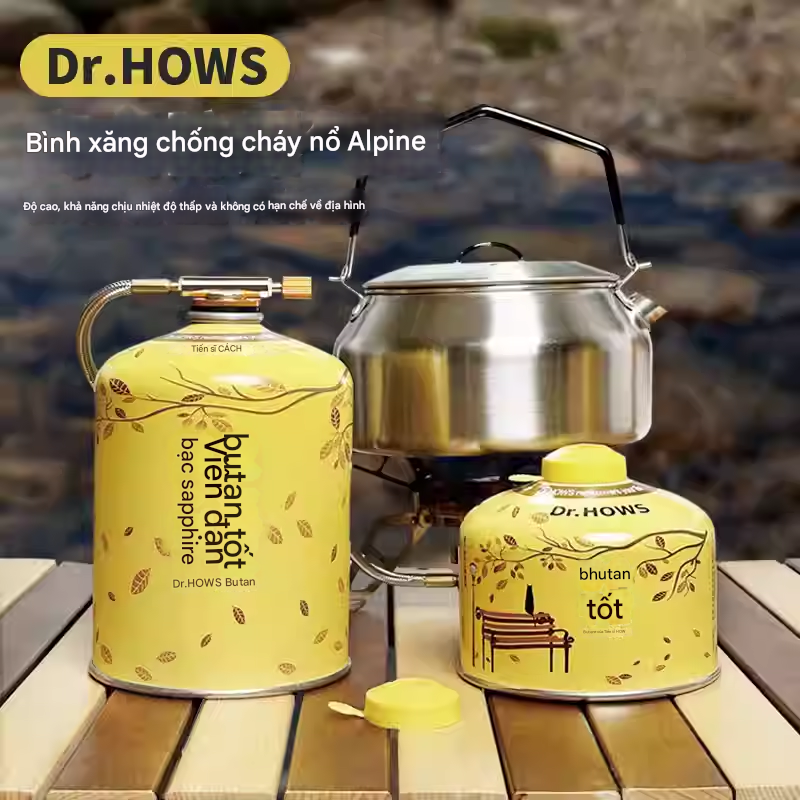 Bình gas cắm trại Dr.HOWS - Korean