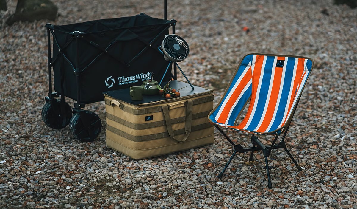 Ghế cắm trại siêu nhẹ 2in1 ThousWinds