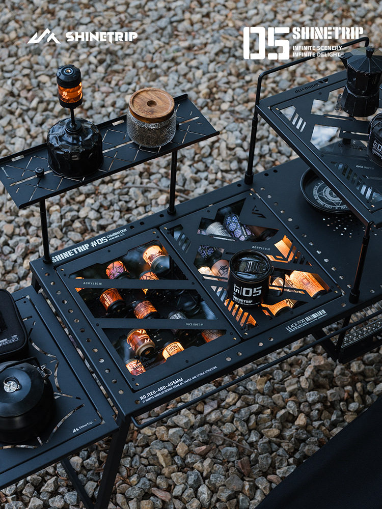 Bộ bàn cắm trại IGT Black Mist