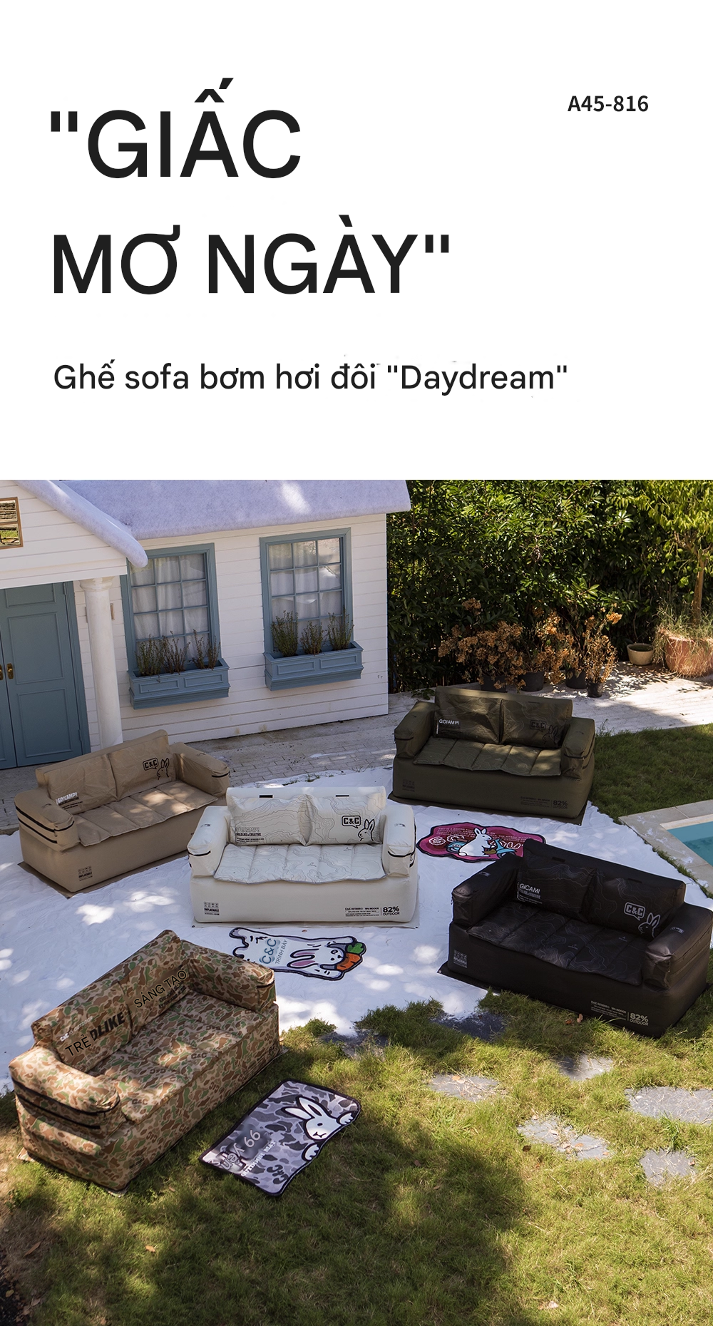Sofa hơi đơn/đôi - C&C Daydream