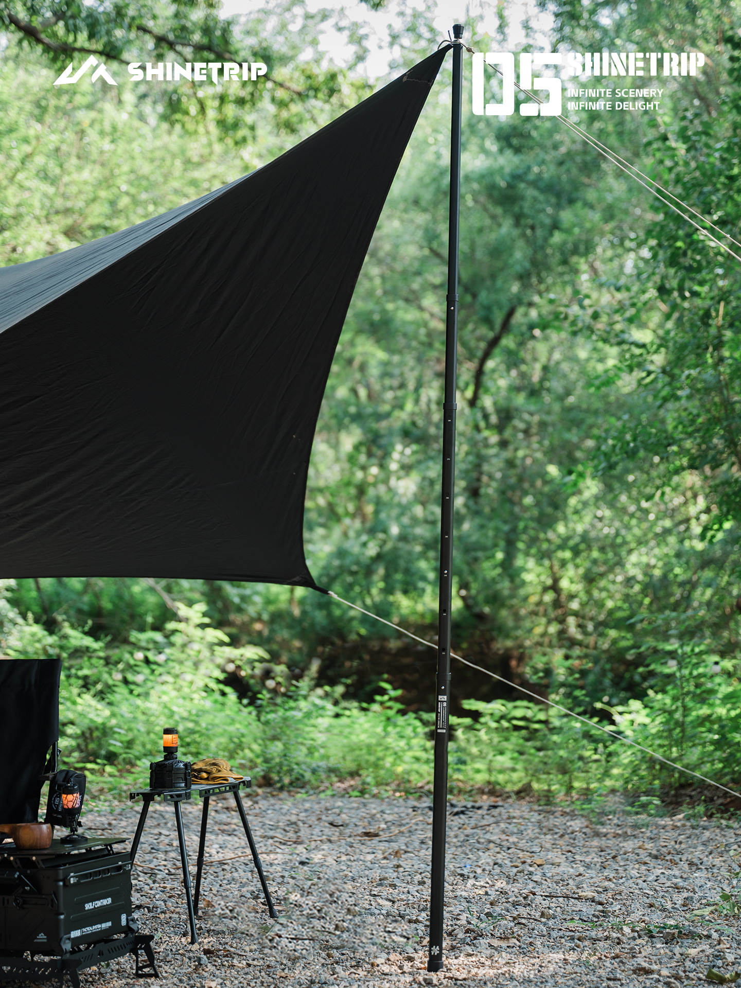 Cây chống tarp Skylight ShineTrip