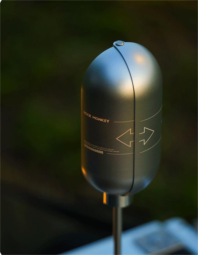 Chụp đèn hình quạt – Rock Monkey