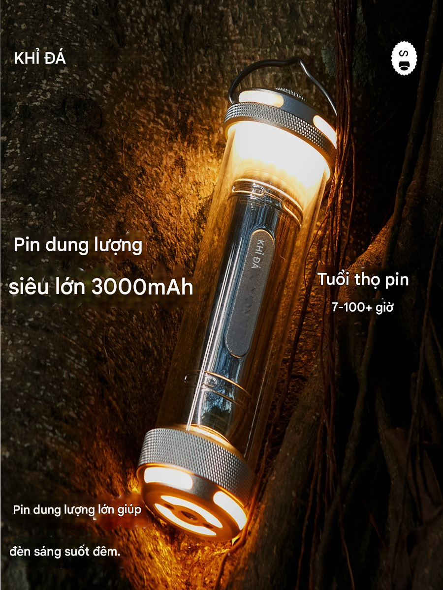 Đèn cắm trại S3 Capsule Time- Rock Monkey