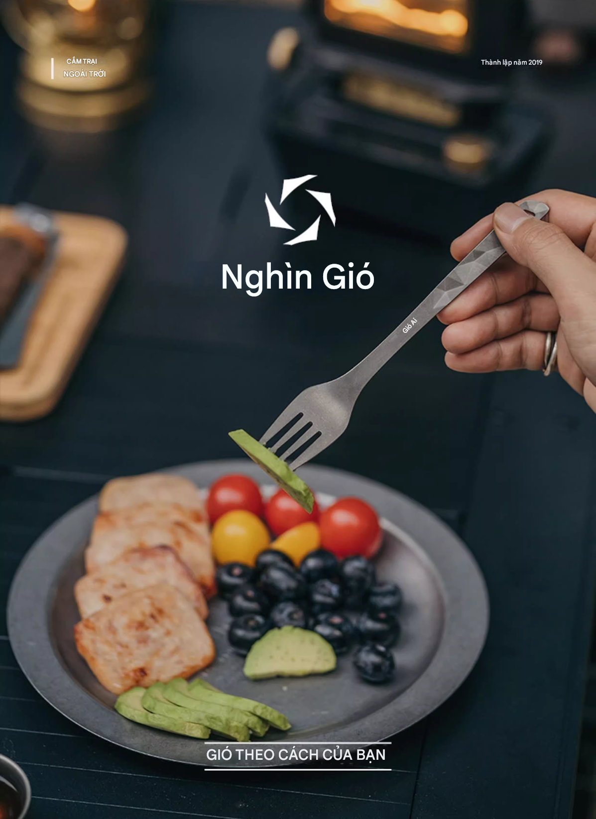 Bộ dụng cụ ăn uống Titanium - ThousWinds