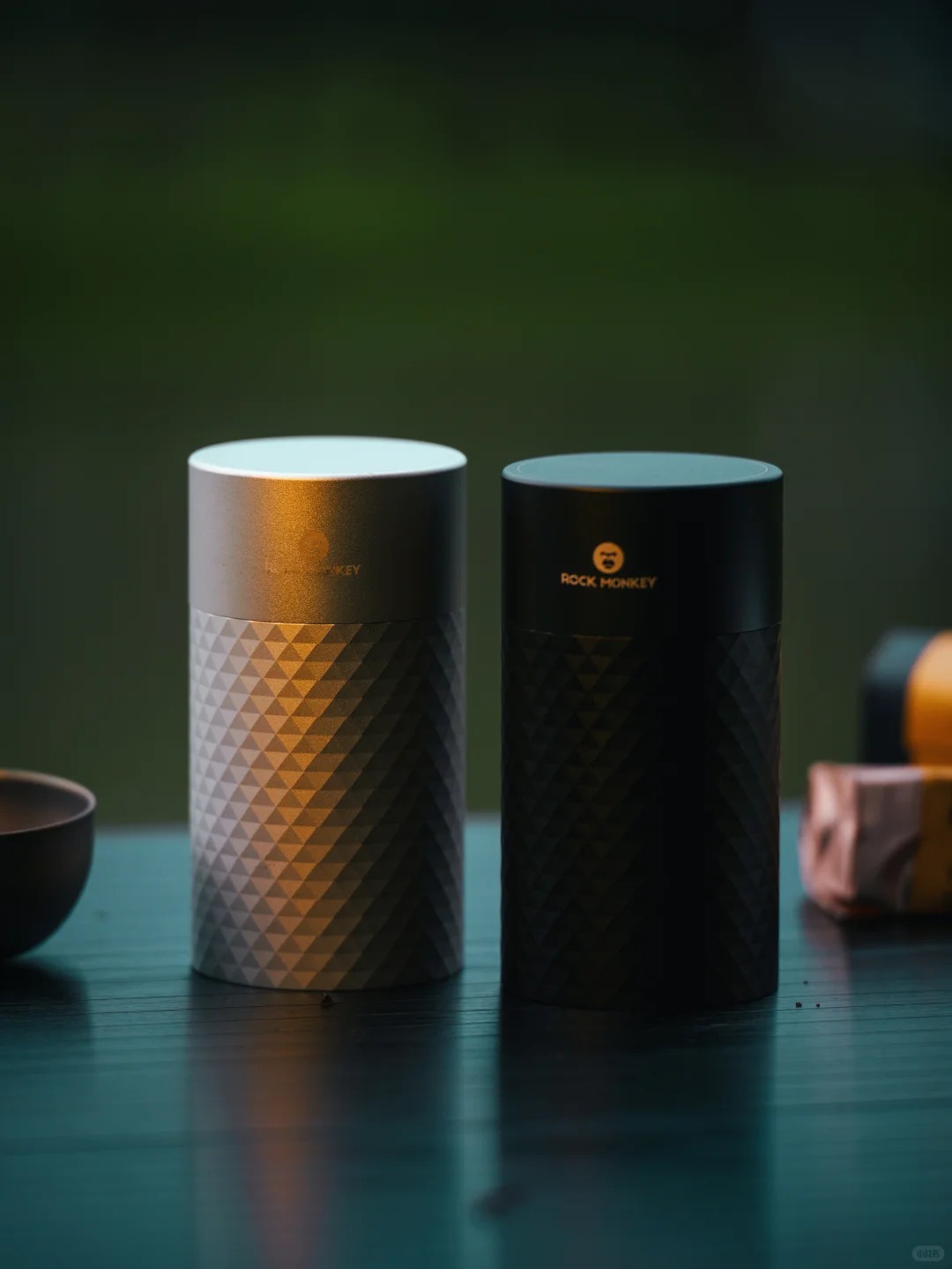 Hộp đựng trà/cafe kim cương Rock Monkey