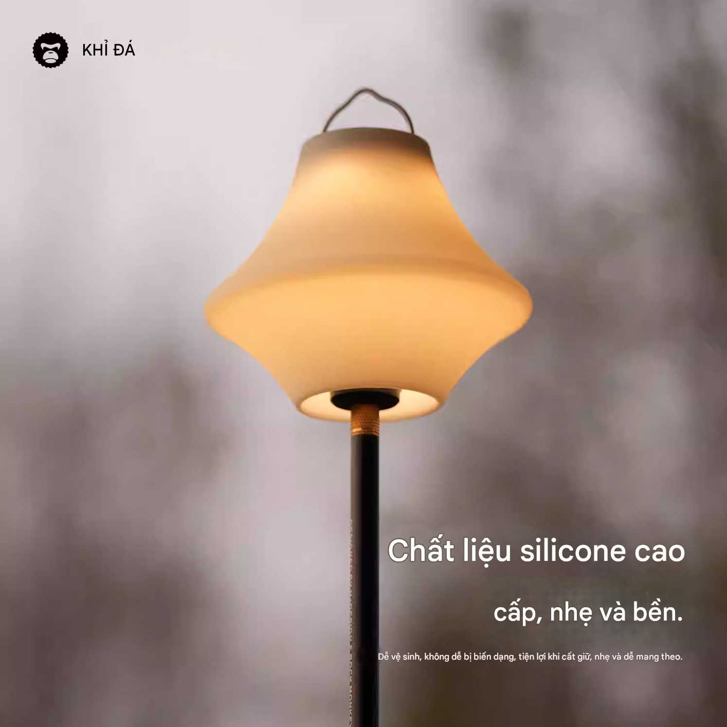 Chao đèn cắm trại Rock Monkey