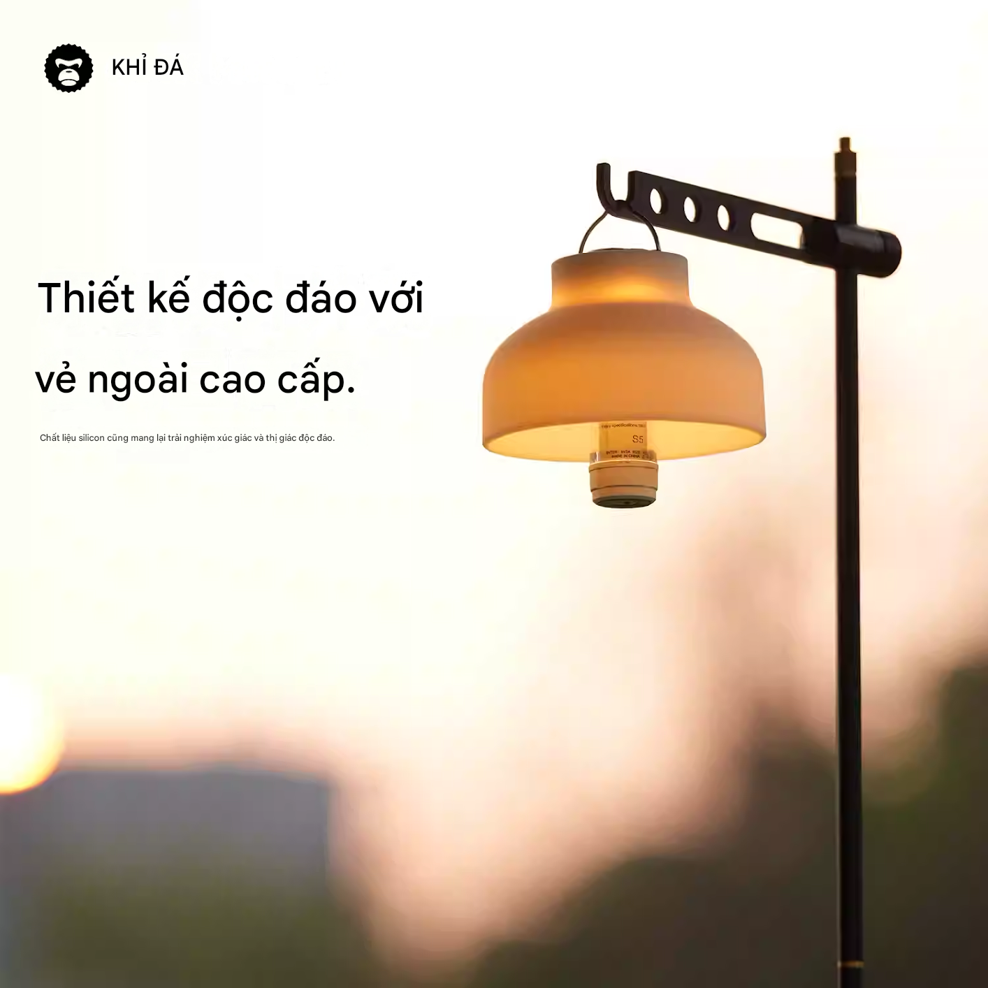 Chao đèn cắm trại Rock Monkey