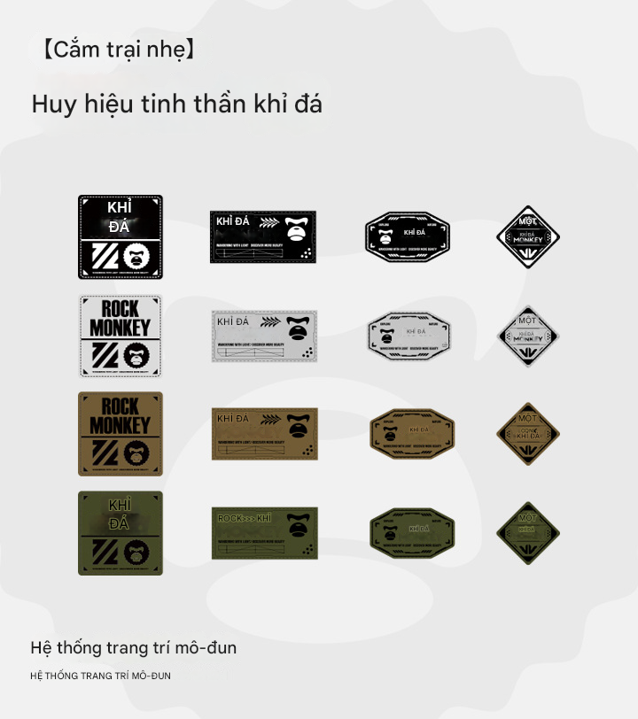 Miếng dán velcro Rock Monkey