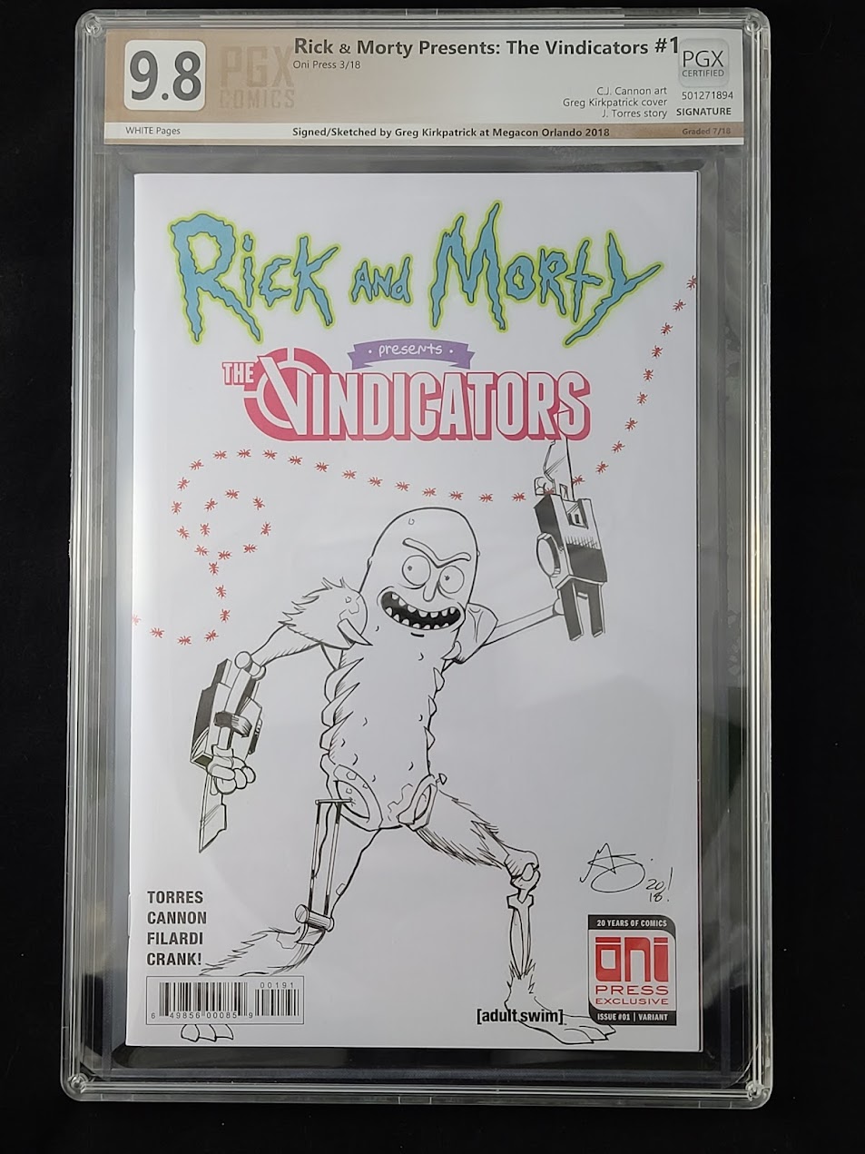 Rick and Morty Presents: The Vindicators #1 - Pickle Rick Sketch