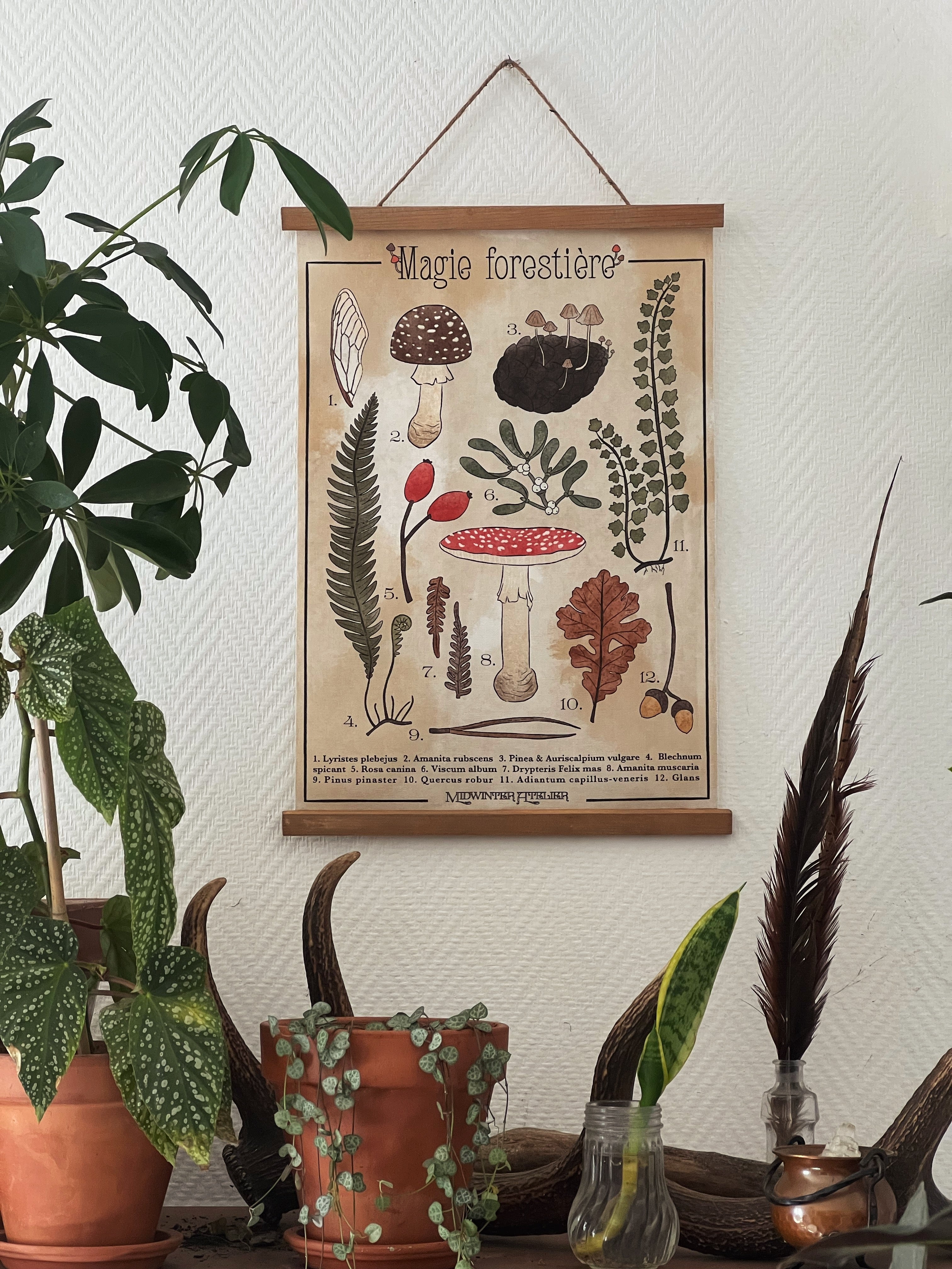 Tenture "Magie Forestière"