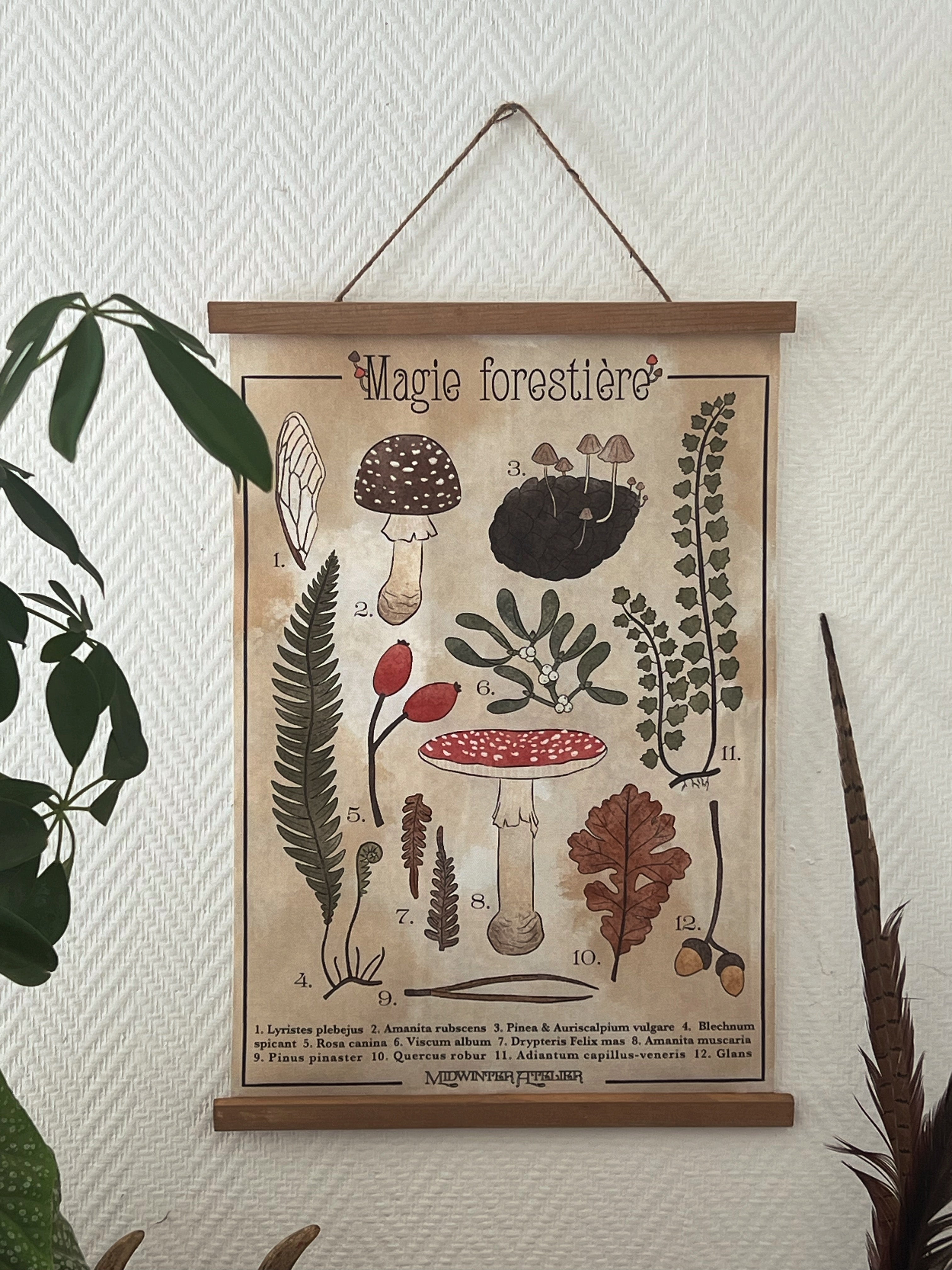 Tenture "Magie Forestière"