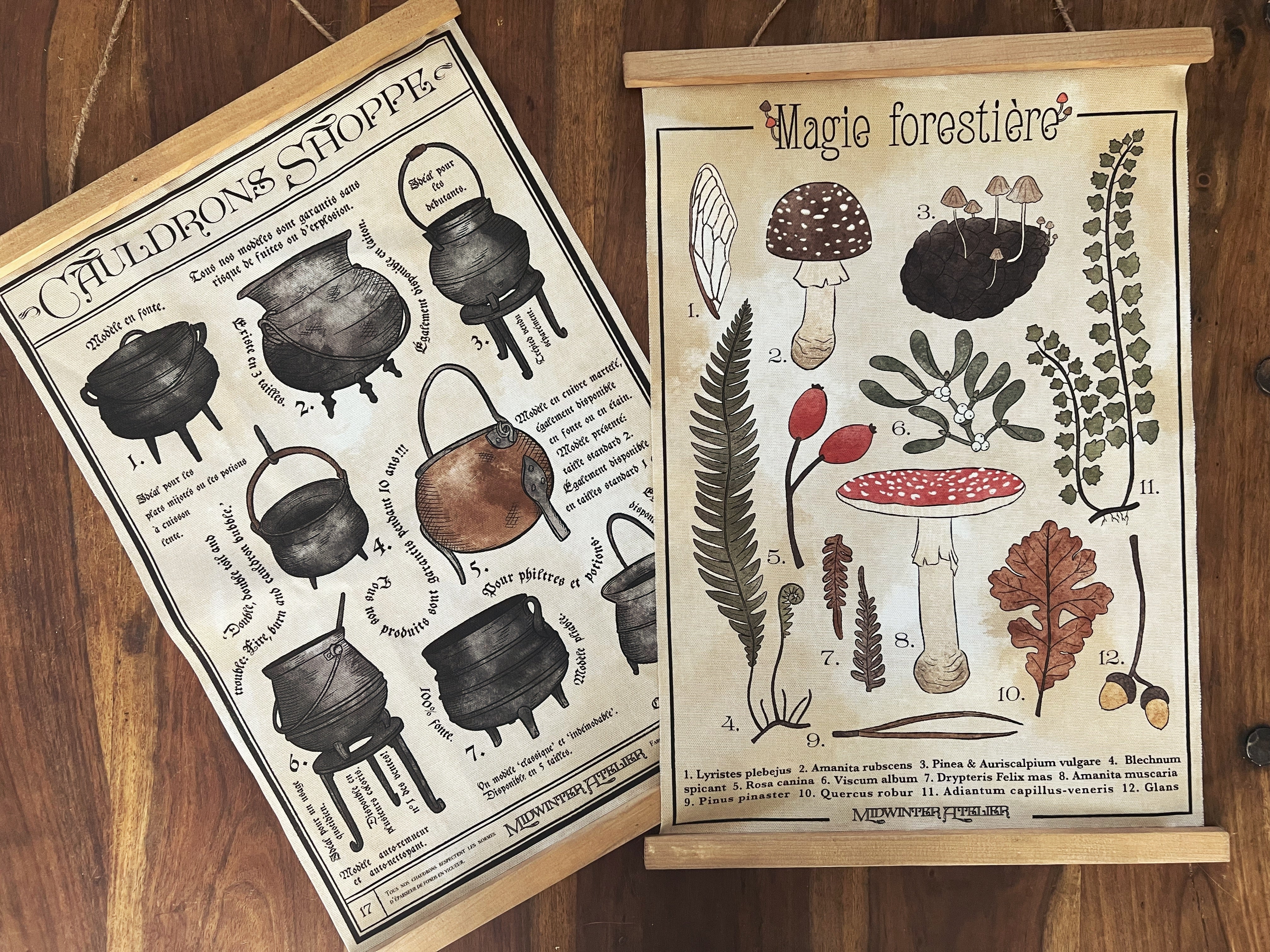 Tenture "Magie Forestière"