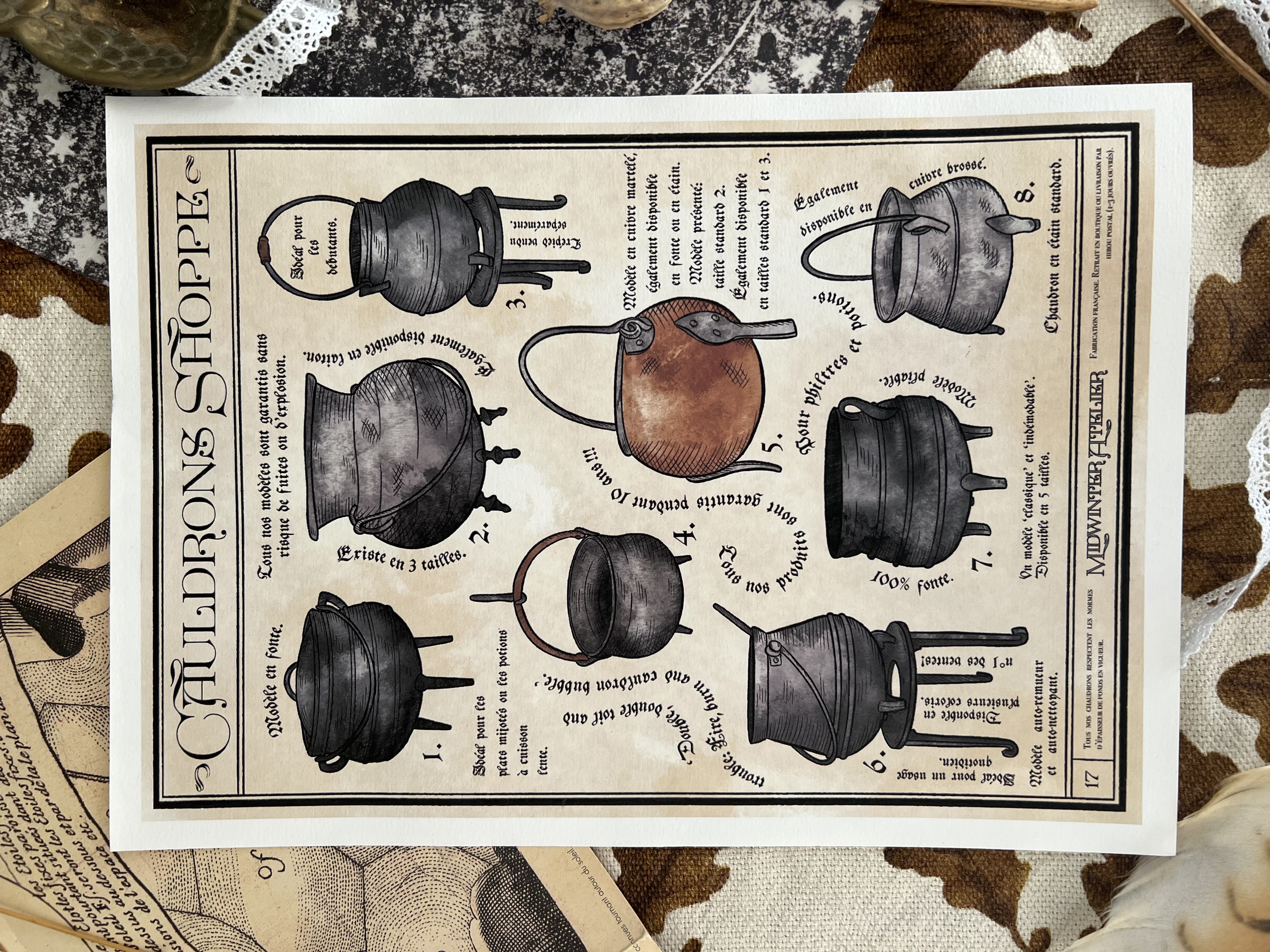 Print 'Cauldrons Shoppe' 