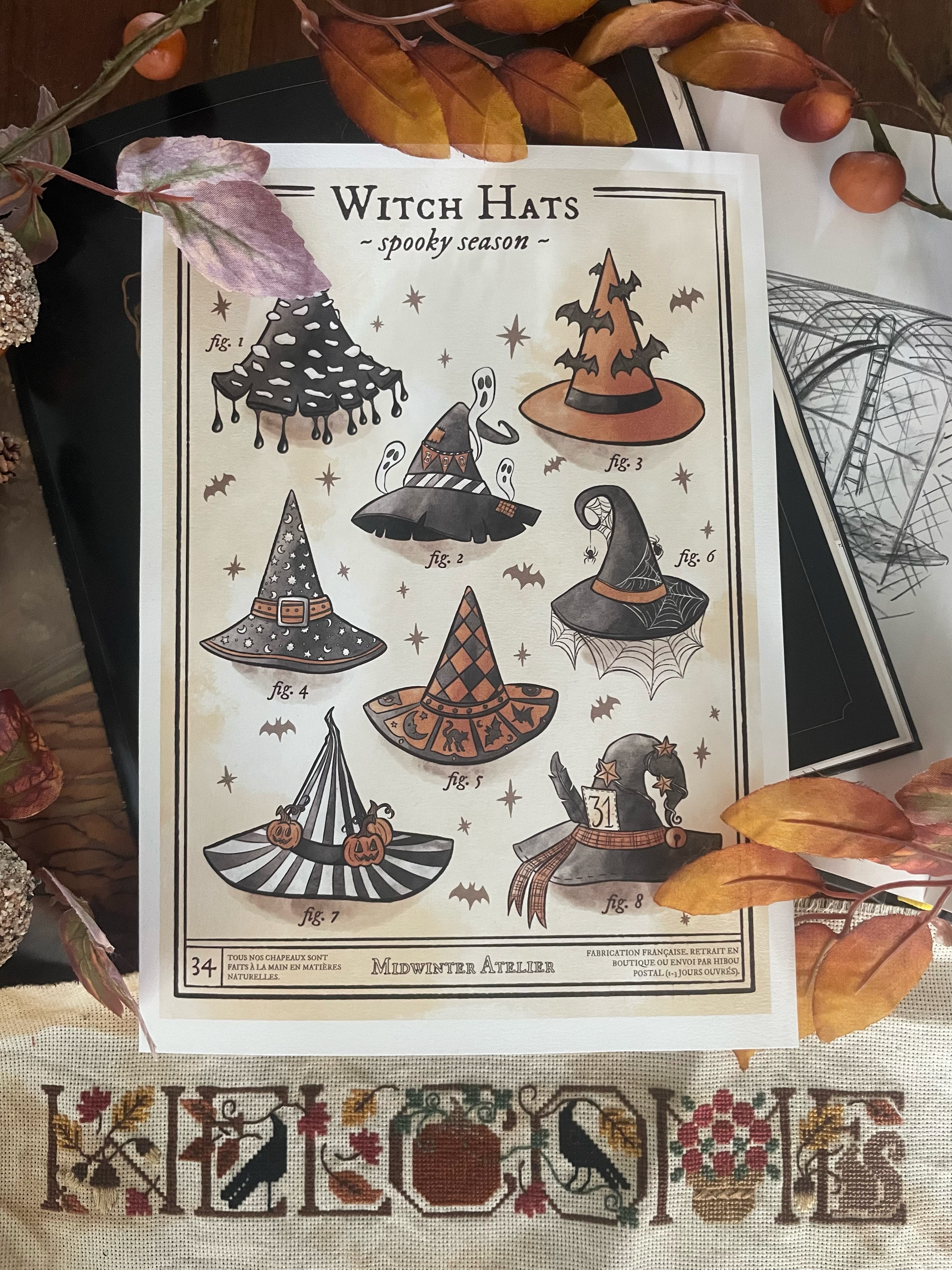 Print 'Witch Hats - Spooky Season' 