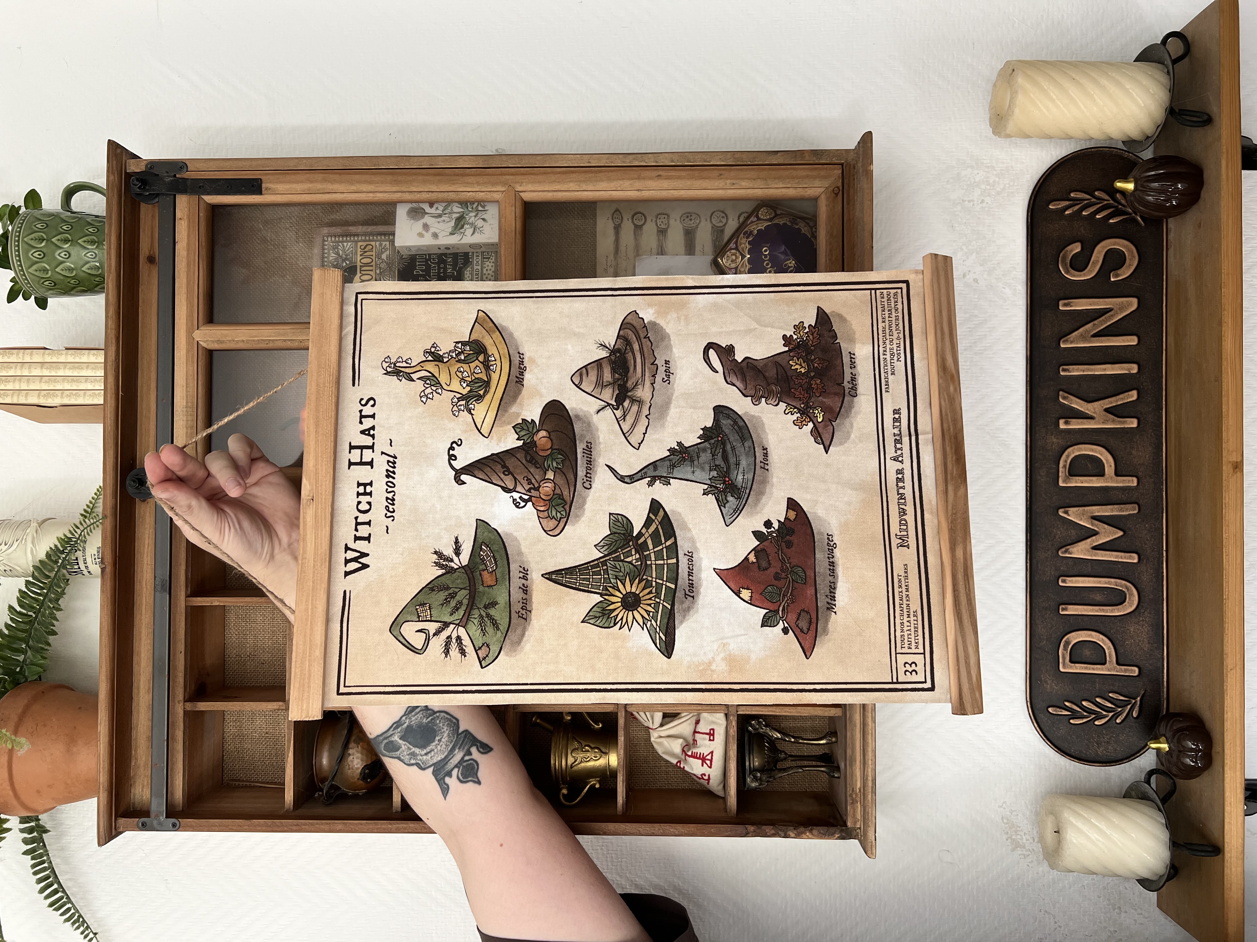 Tenture "Witch Hats - Seasonal"