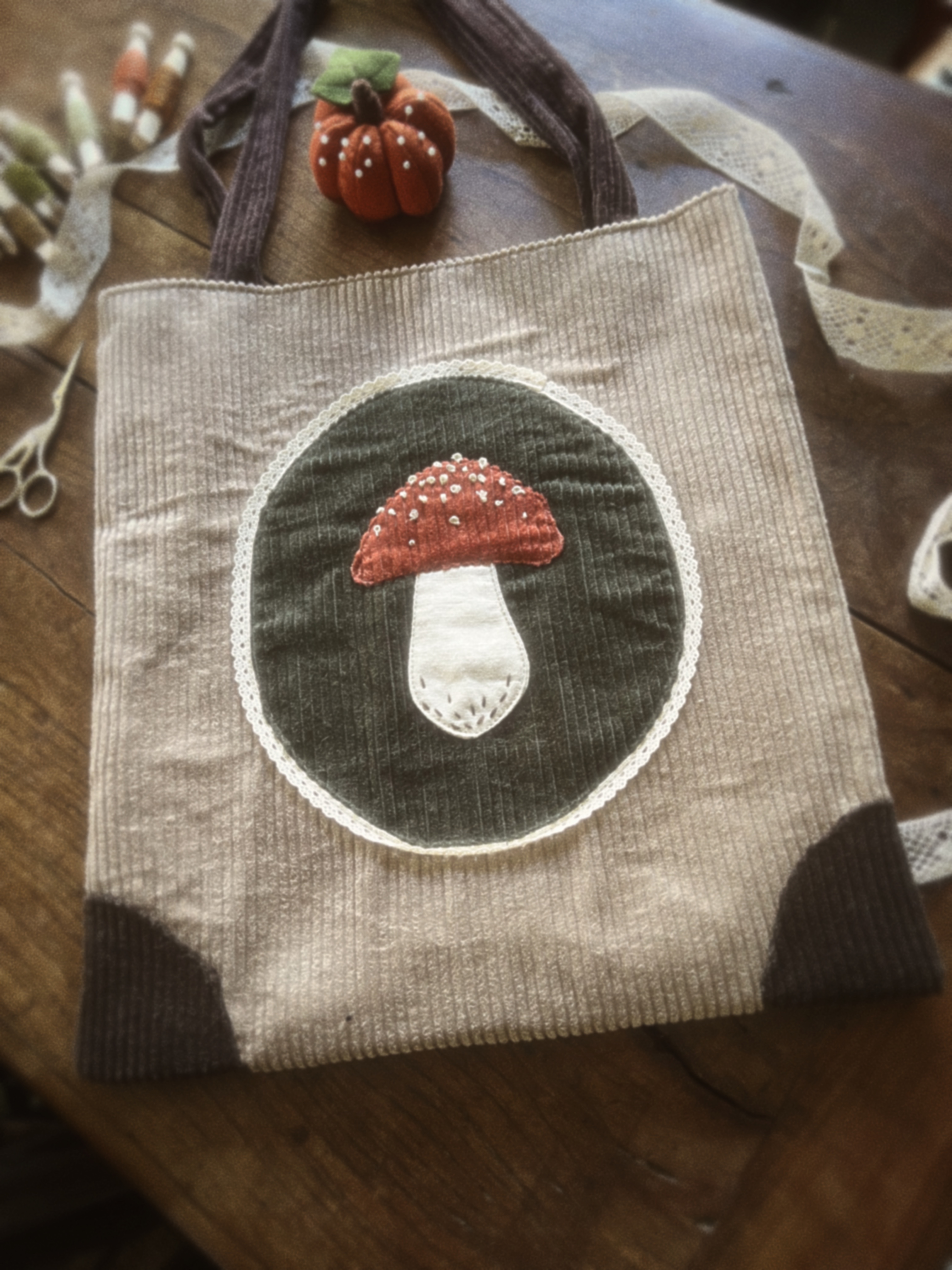 Sac 'Balade Automnale' - Champignon
