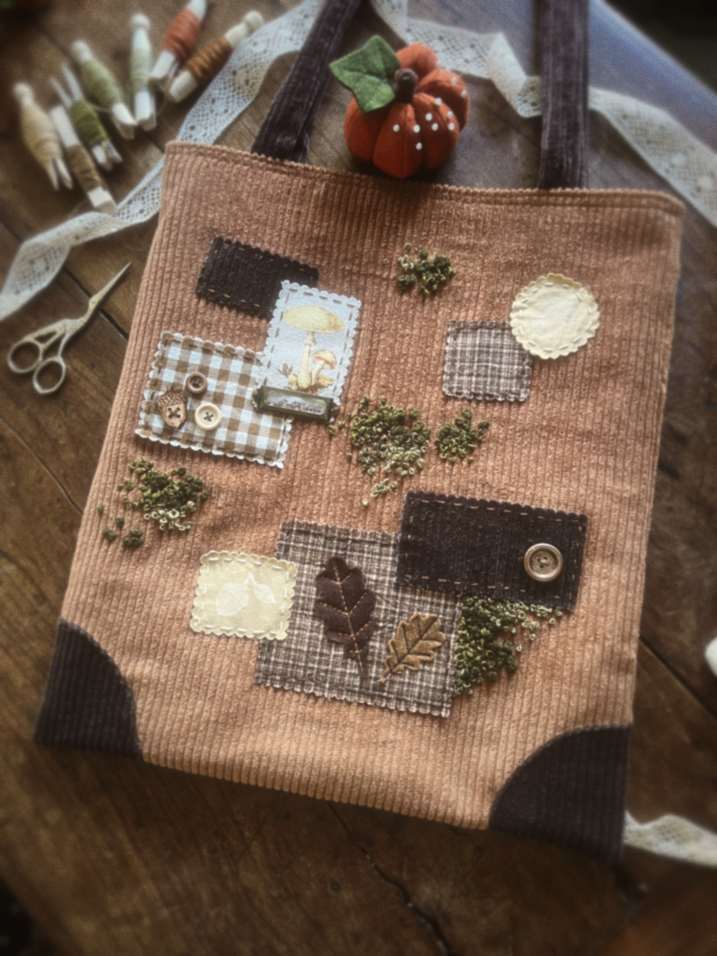 Sac 'Balade Automnale' - Feuille de chêne 1