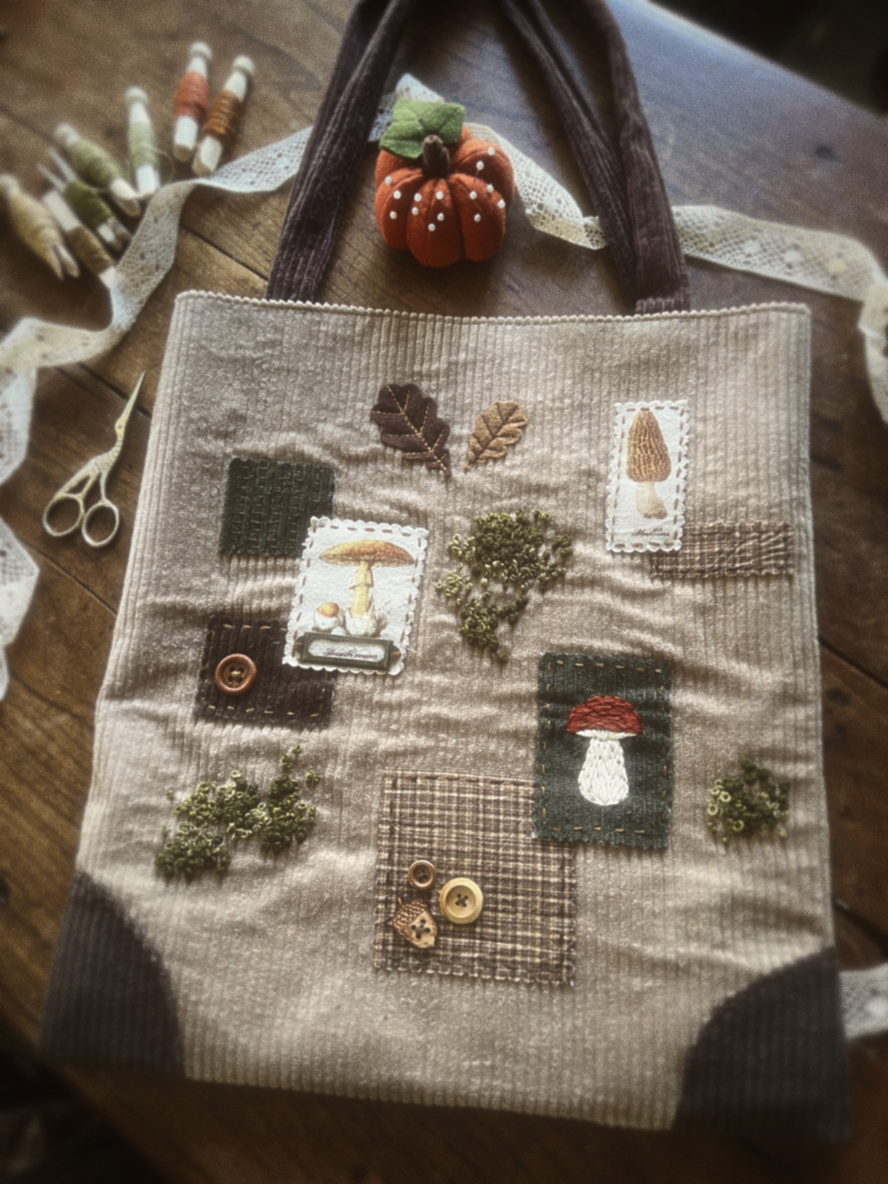 Sac 'Balade Automnale' - Champignon