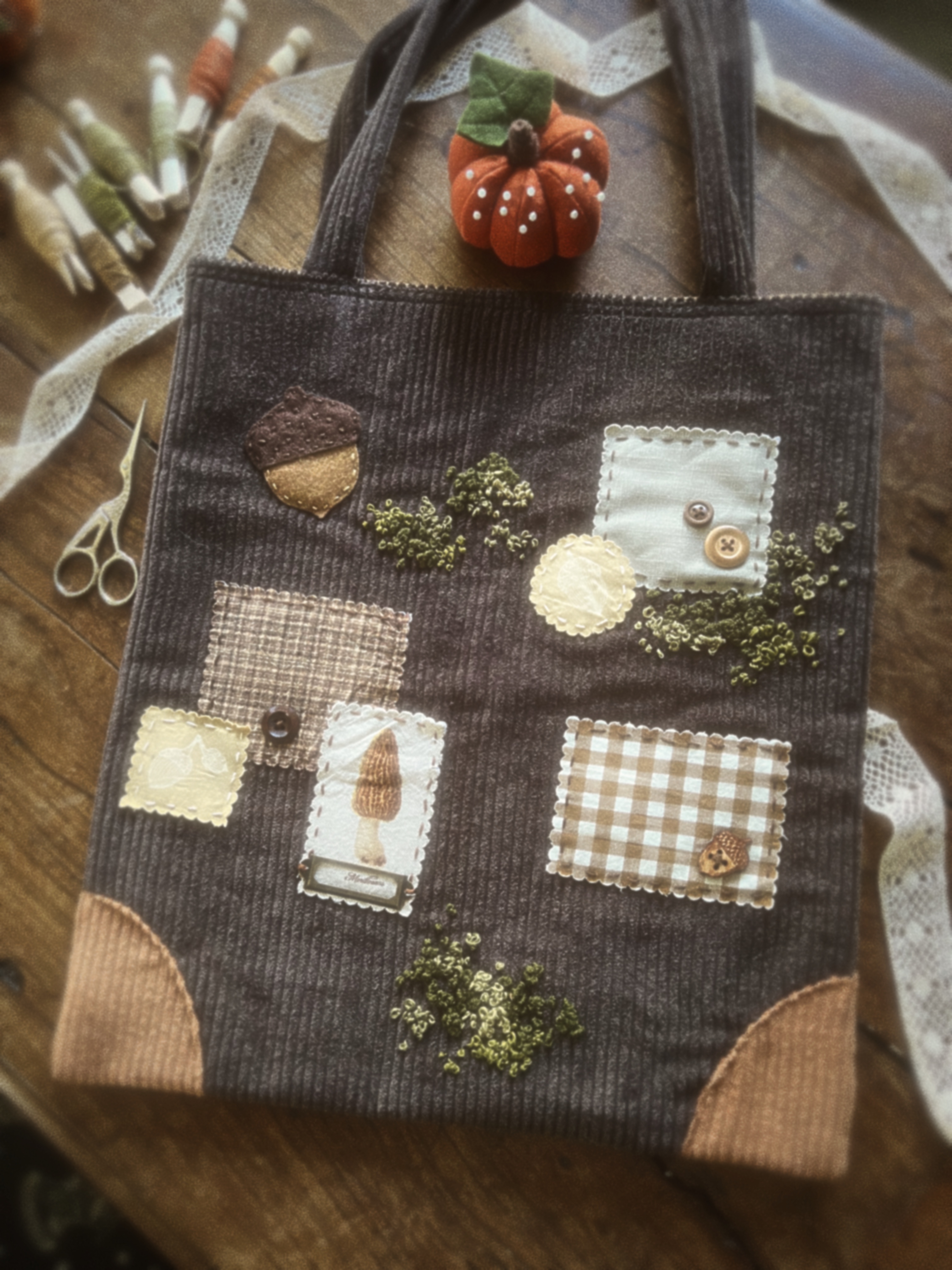 Sac 'Balade Automnale' - Feuille de chêne 2