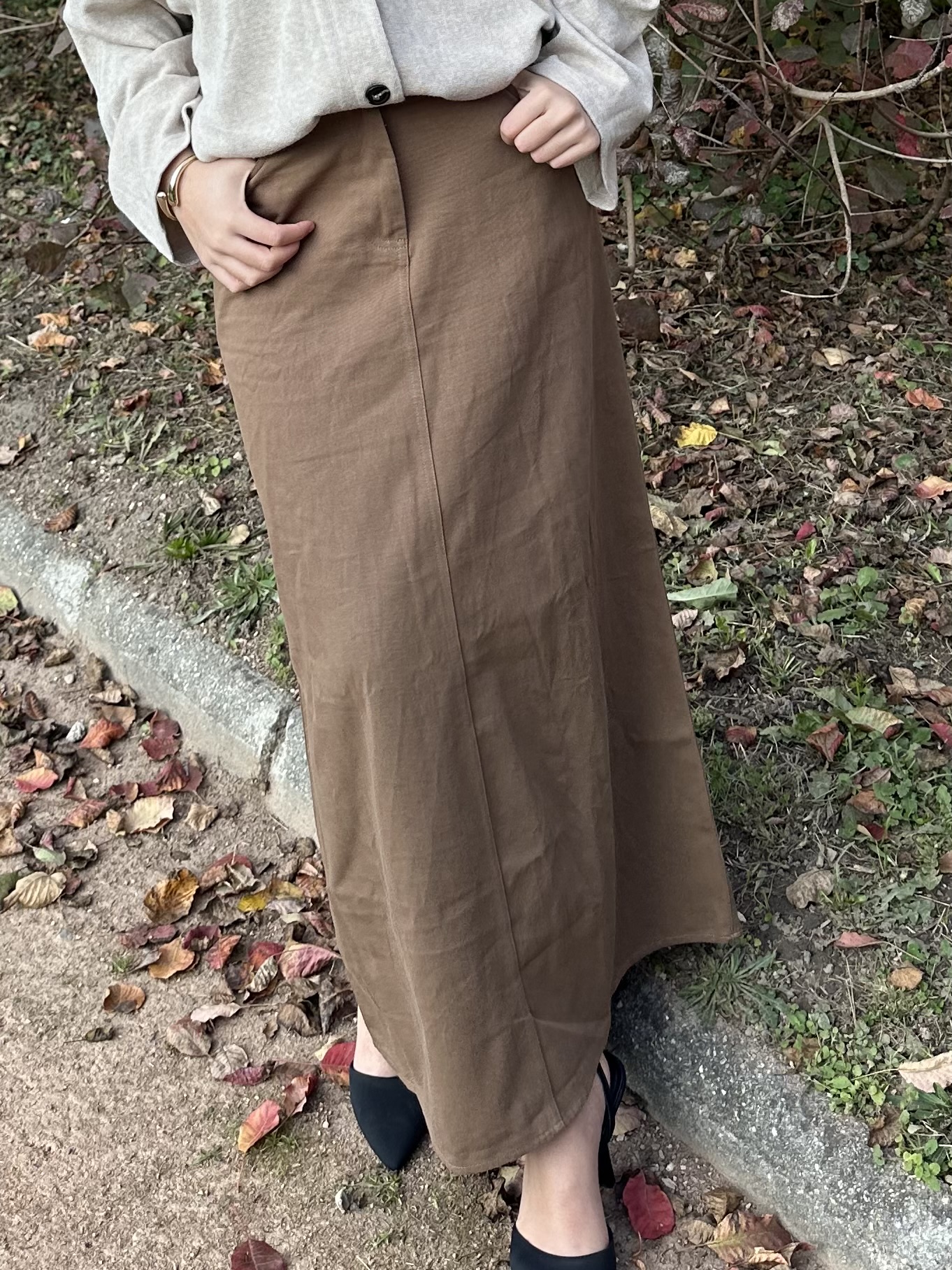 Jupe Longue Marron