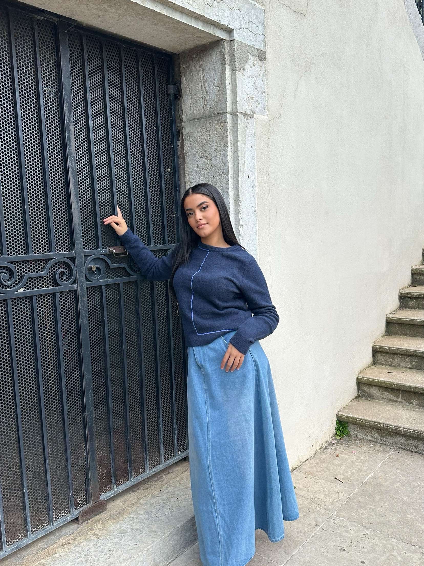 Jupe en jeans