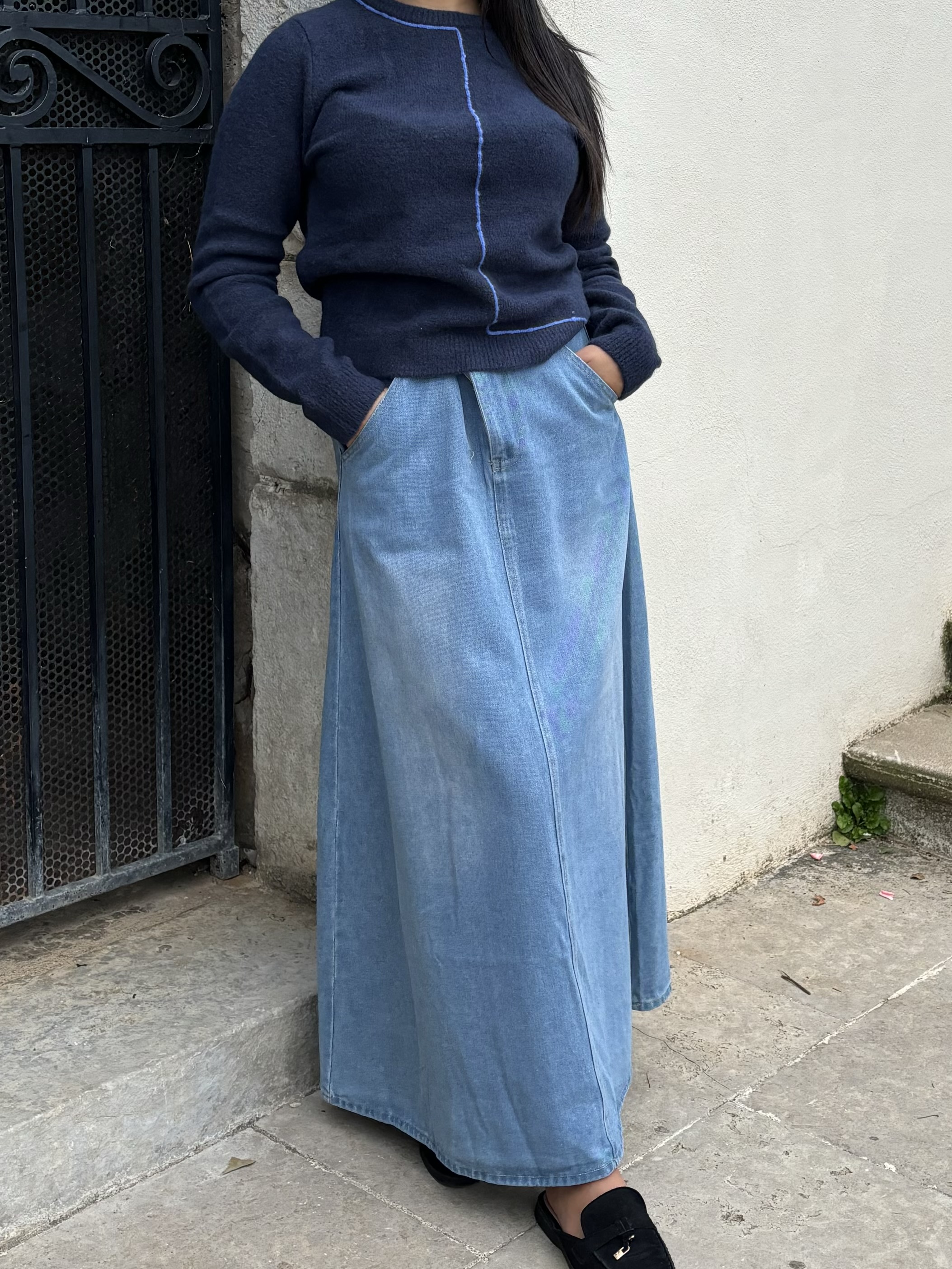 Jupe en jeans