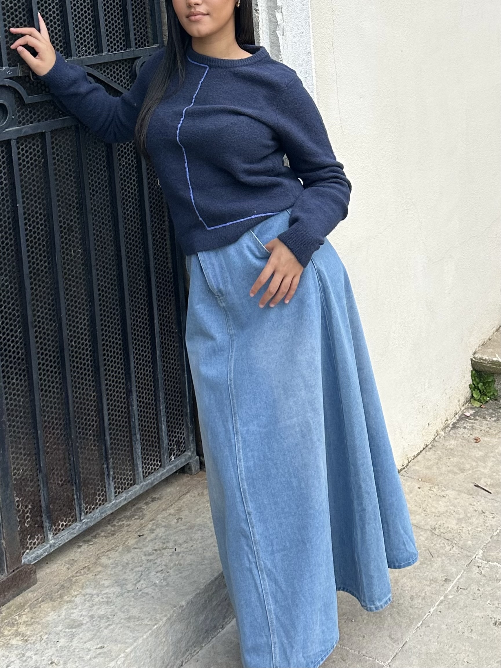 Jupe en jeans