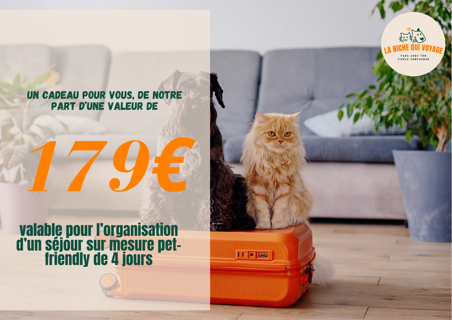 Carte cadeau Exploration - court séjour (4 à 5 jours de voyage)🎁