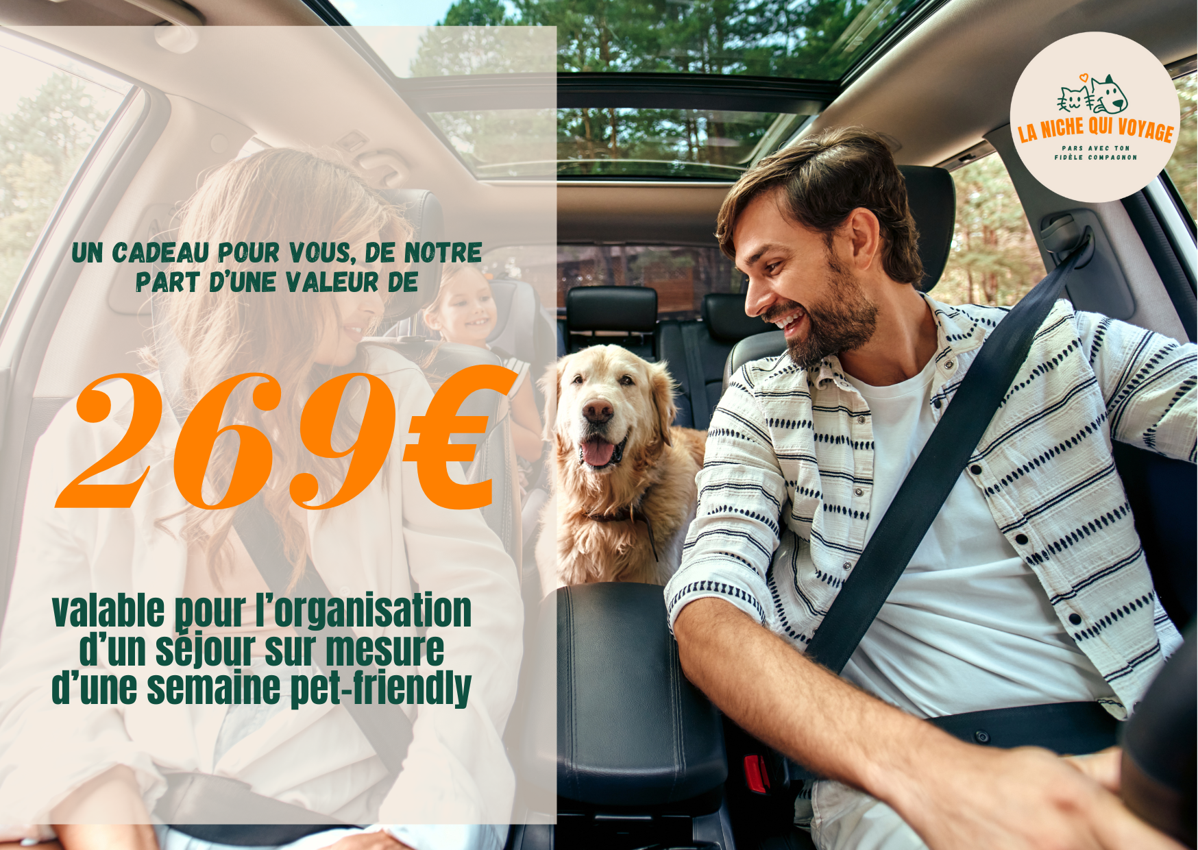 Carte cadeau Exploration - 1 semaine de séjour🎁