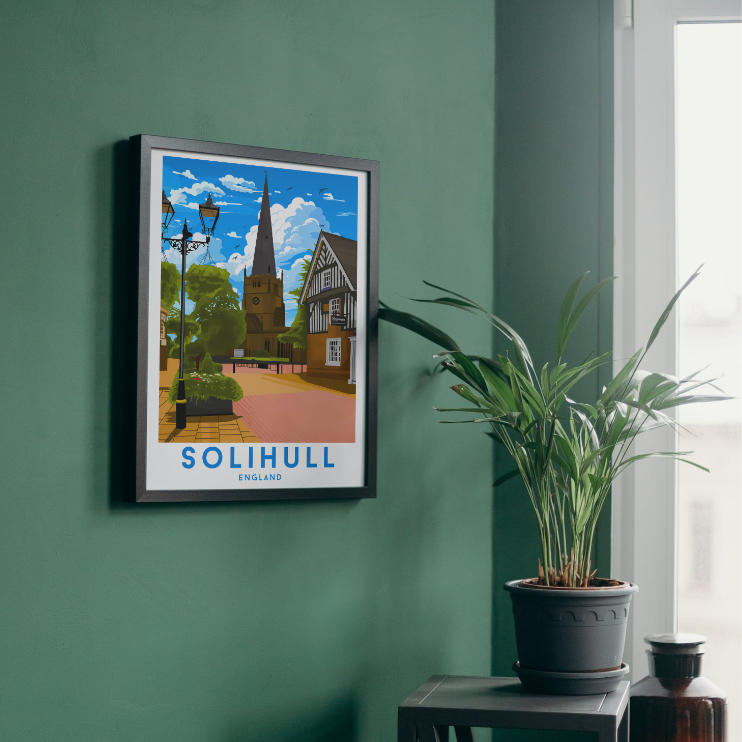 Solihull Poster Print