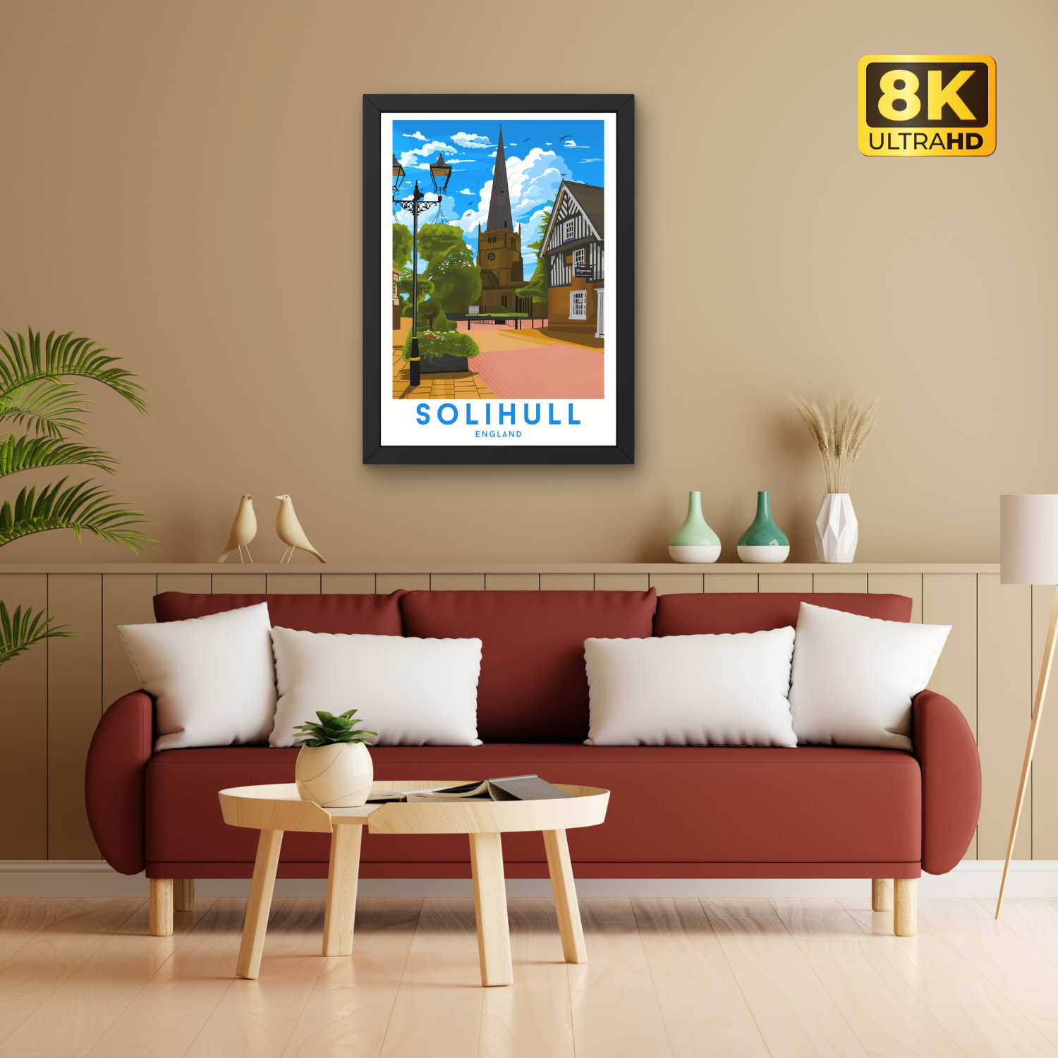 Solihull Poster Print