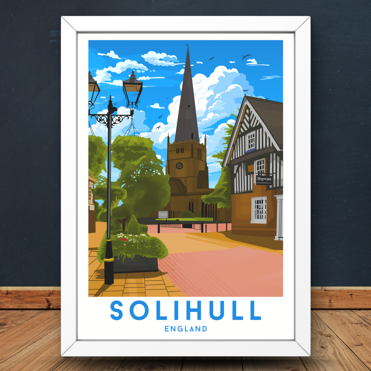 Solihull Poster Print