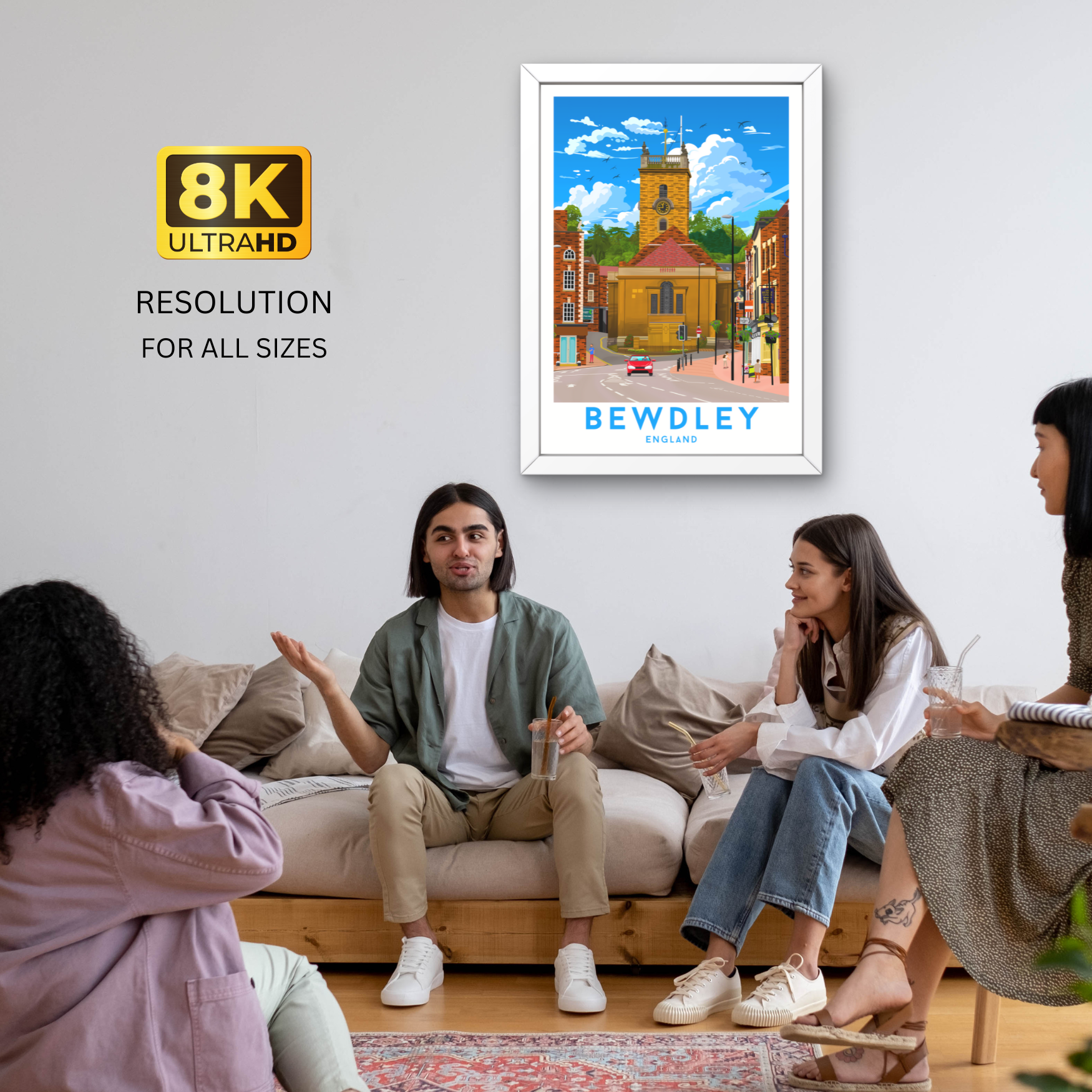 Bewdley Poster Print