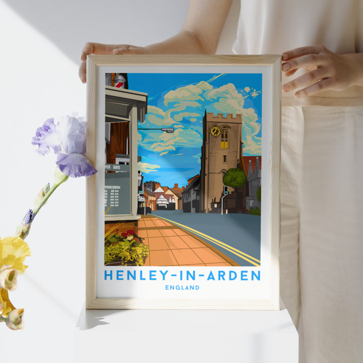 Henley-in-Arden Poster Print