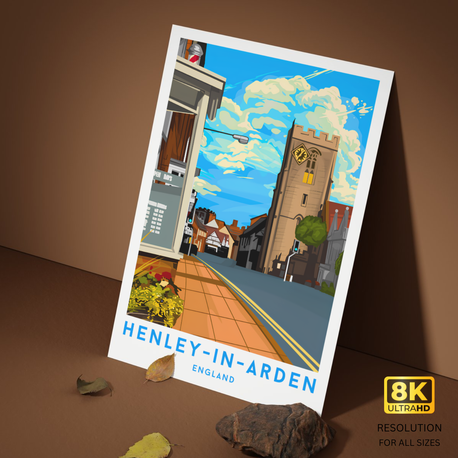 Henley-in-Arden Poster Print