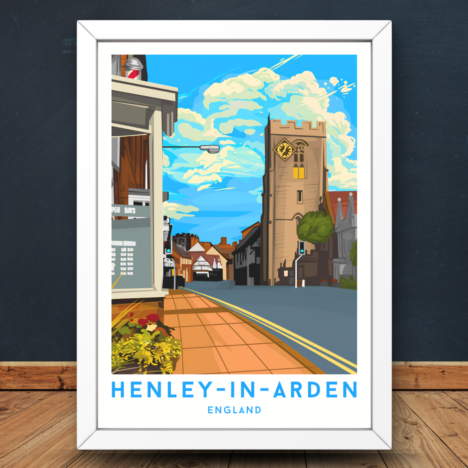 Henley-in-Arden Poster Print