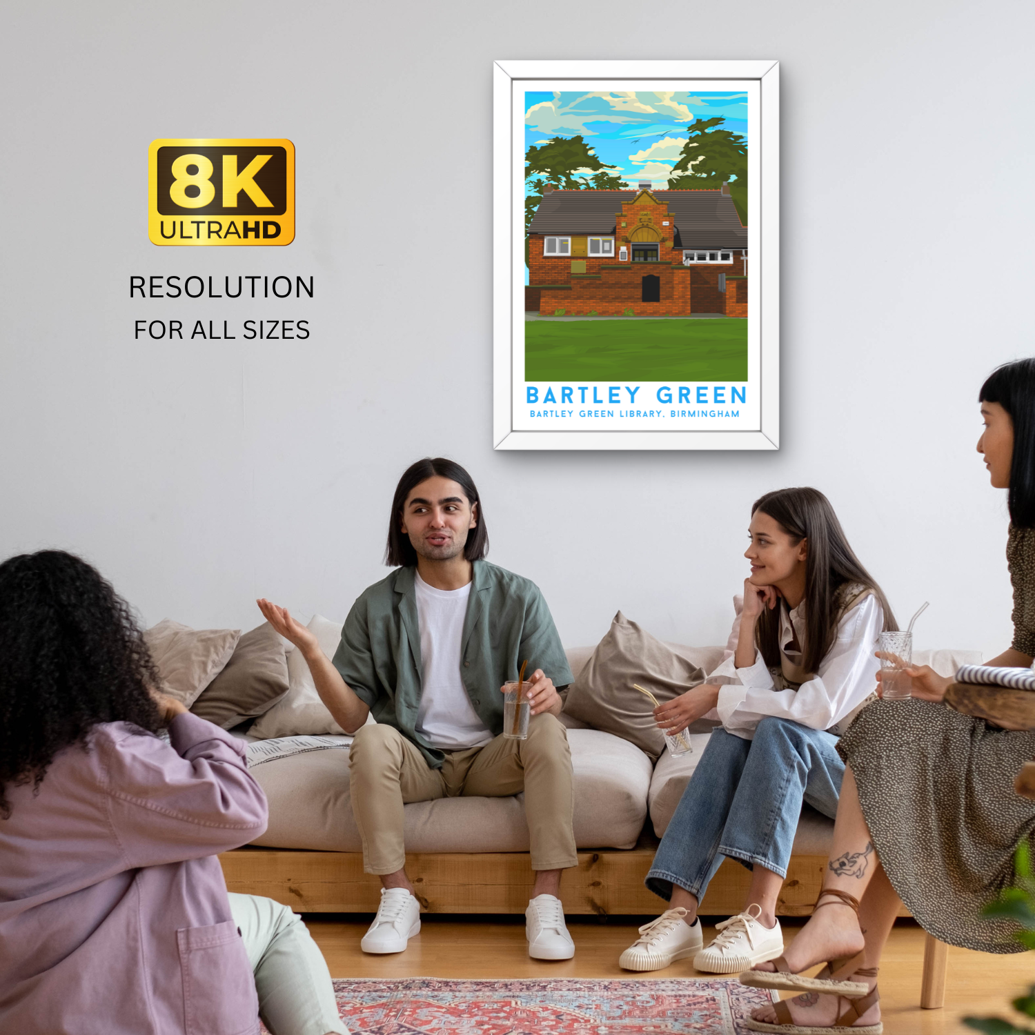 Bartyley Green Poster