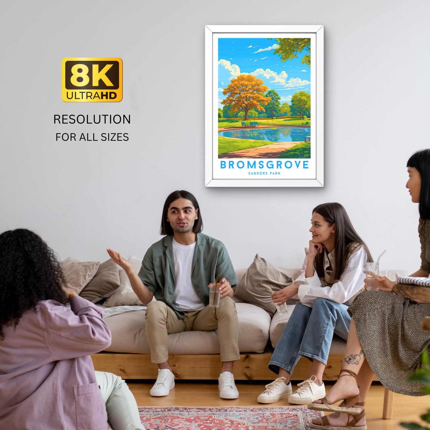 Bromsgrove Poster Print