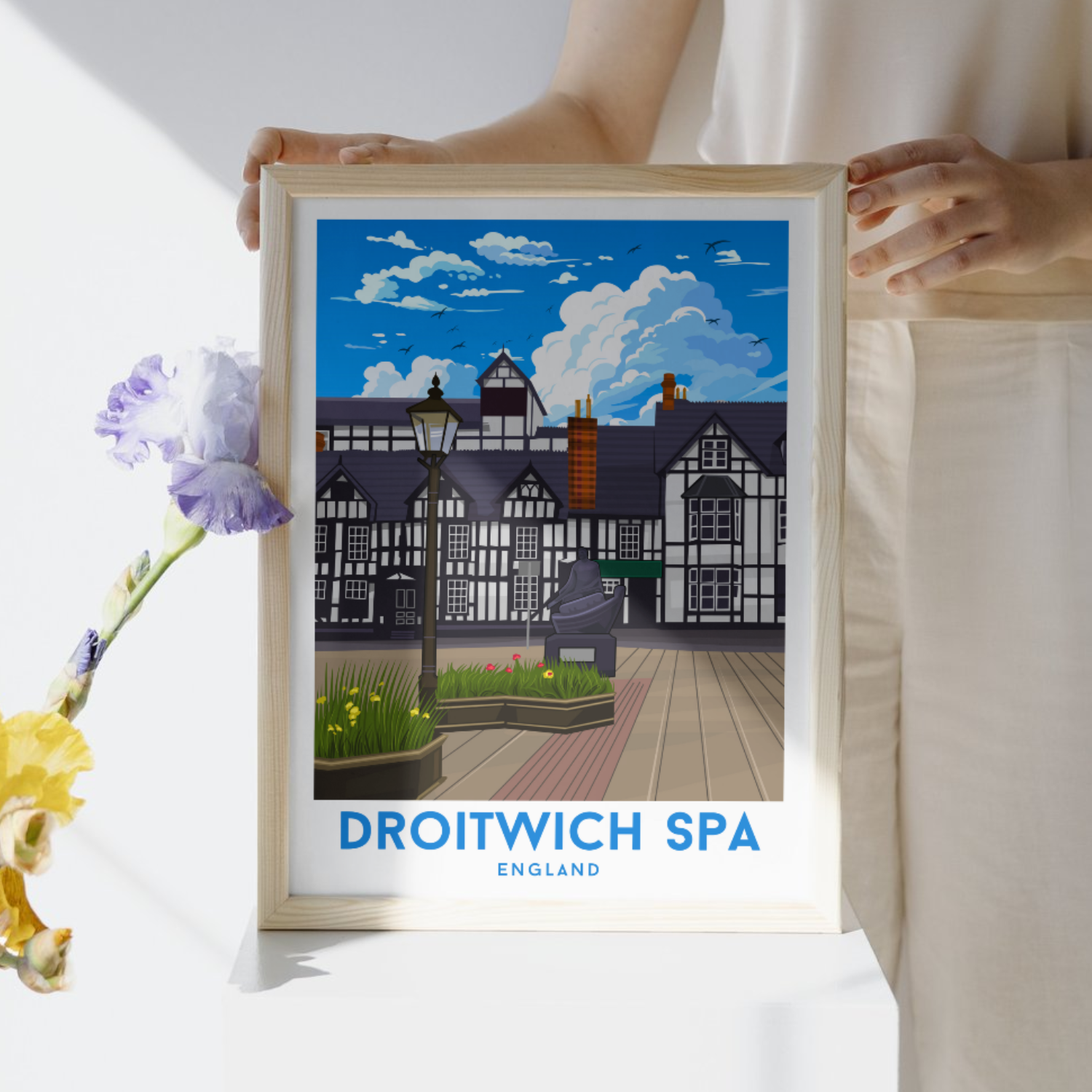 Droitwich Spa Poster Print