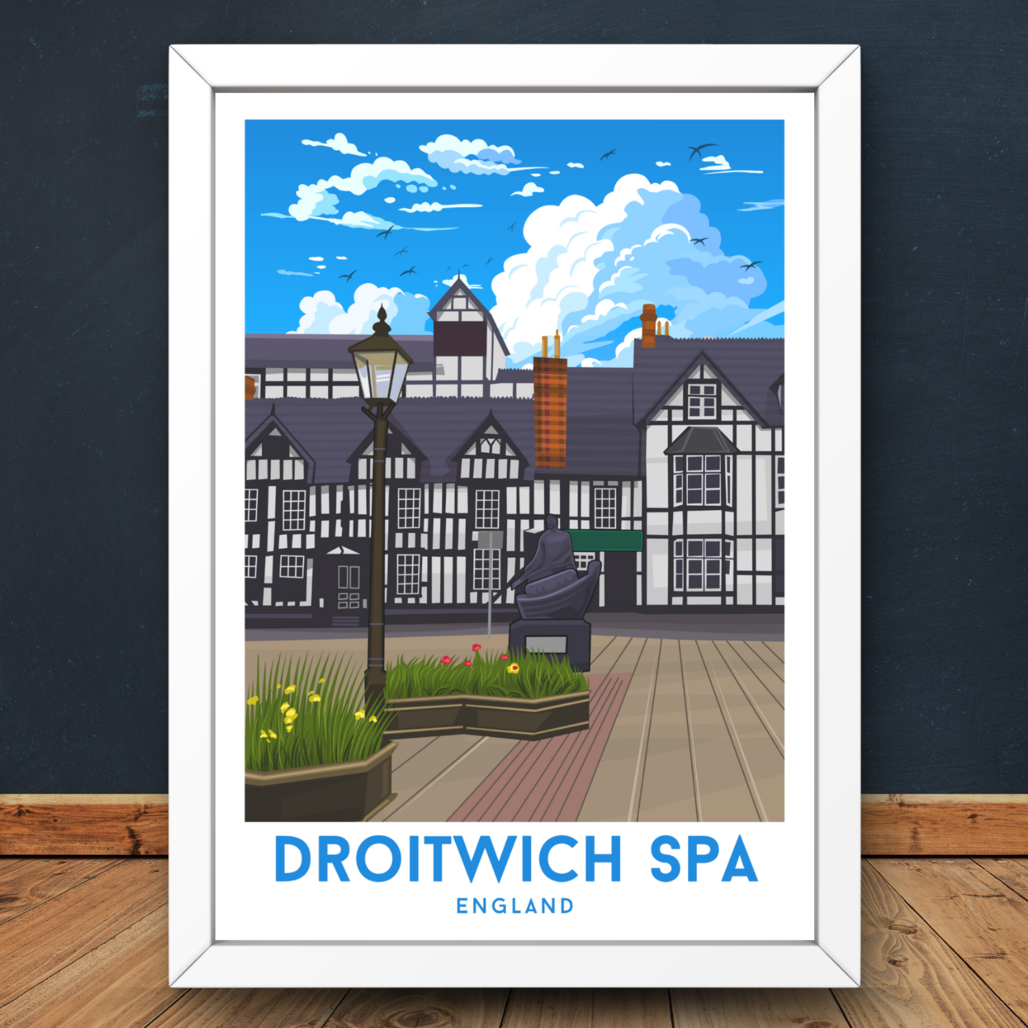 Droitwich Spa Poster Print