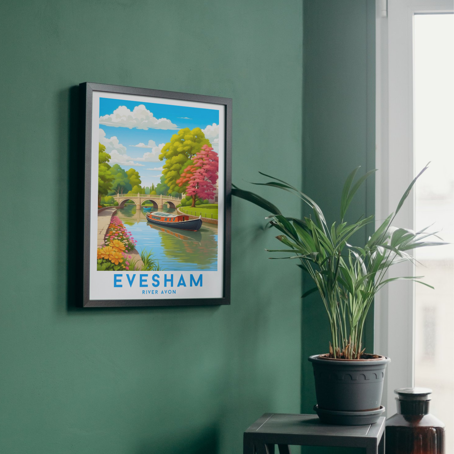 Evesham Poster Print