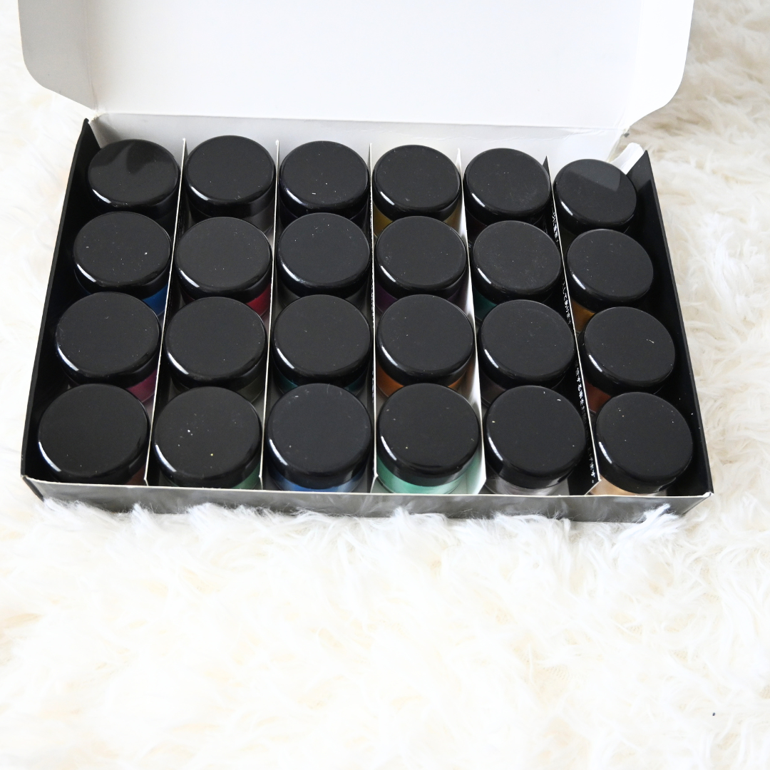 24 Color Mica Powder Pigment Set