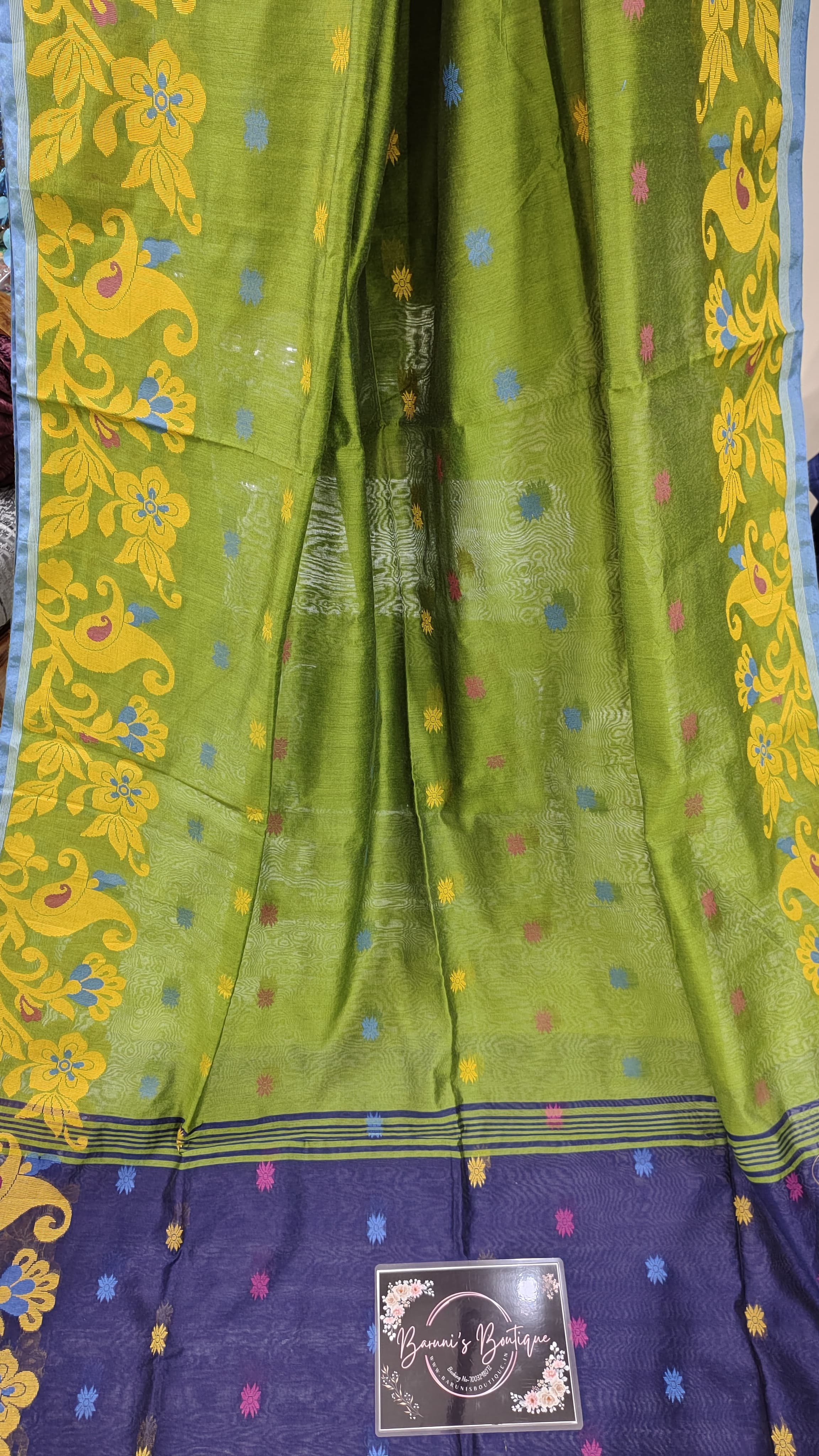 Khadi Handloom Saree (Ganga Jamuna Par)