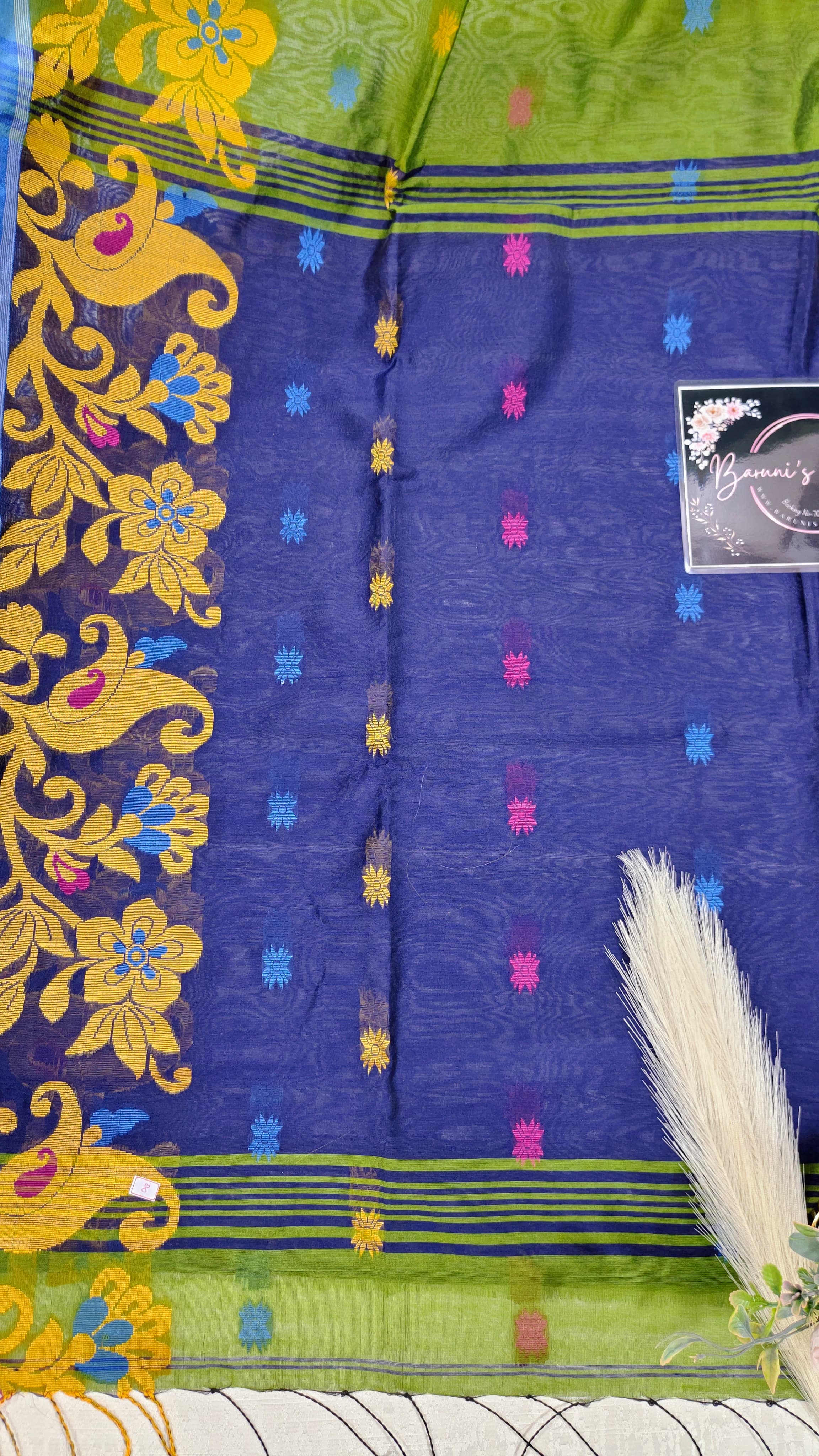 Khadi Handloom Saree (Ganga Jamuna Par)