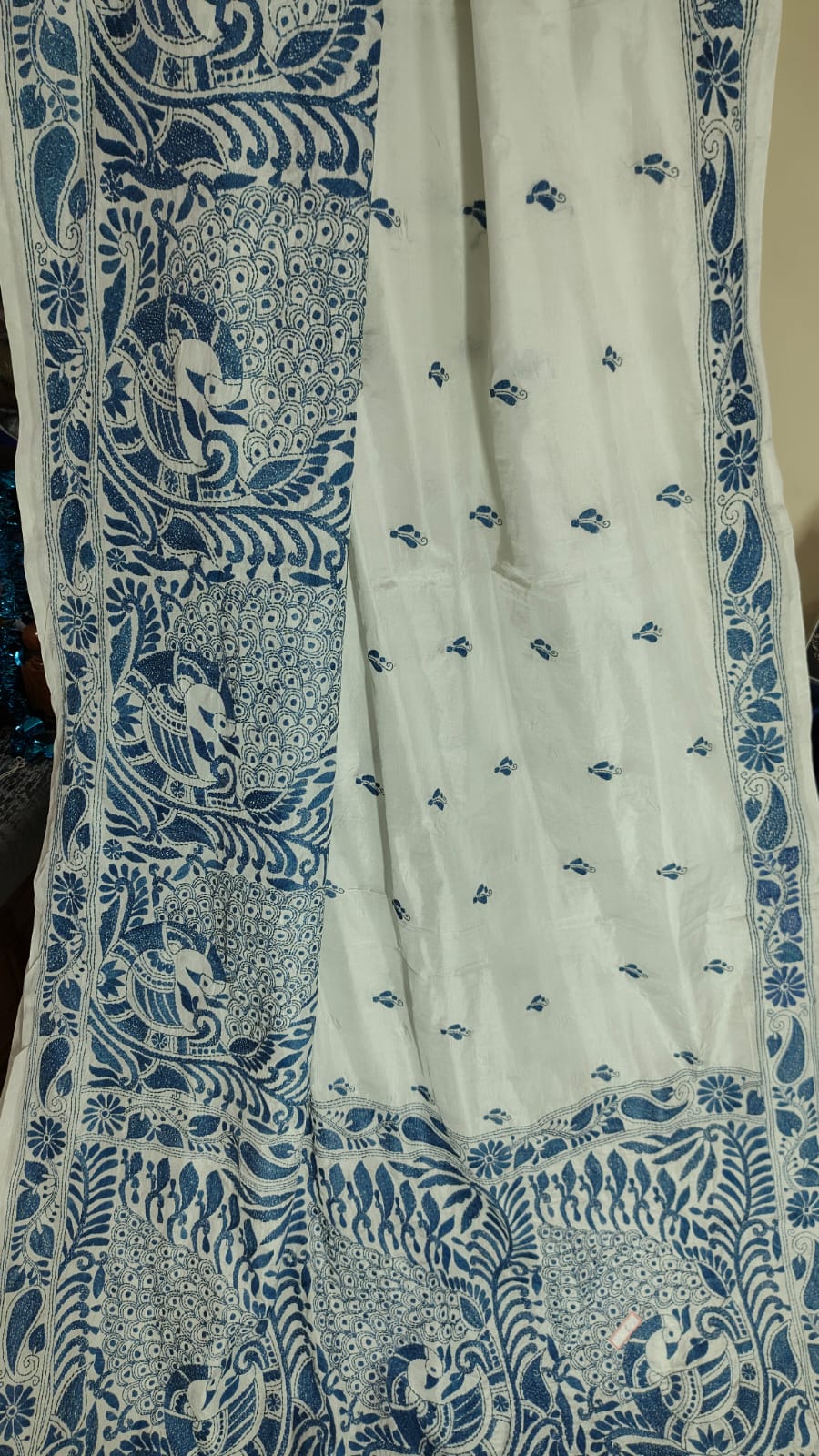 Kantha Stitch on Blended Bangalore Silk